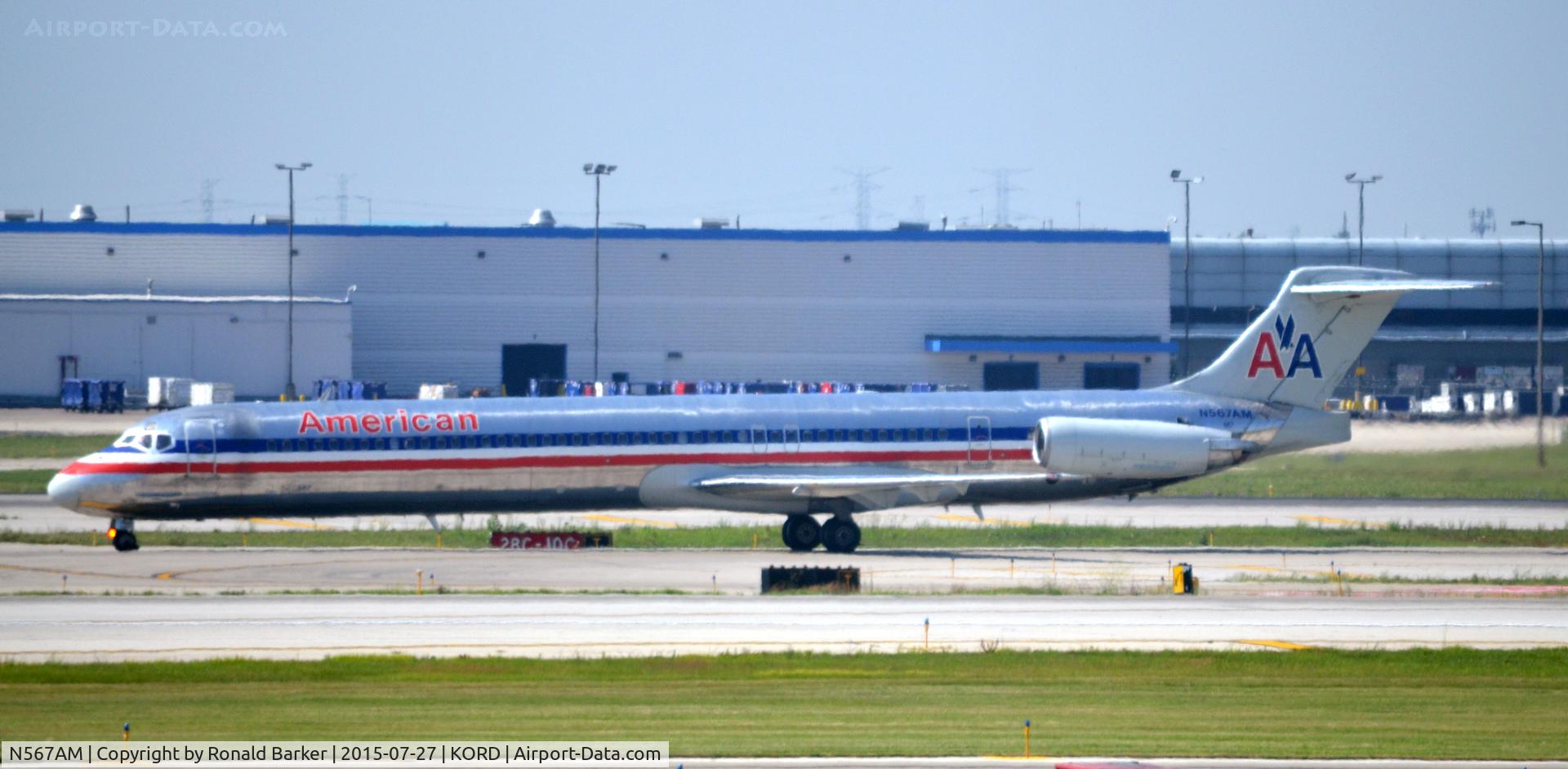 N567AM, 1992 McDonnell Douglas MD-83 (DC-9-83) C/N 53293, Taxi O'Hare