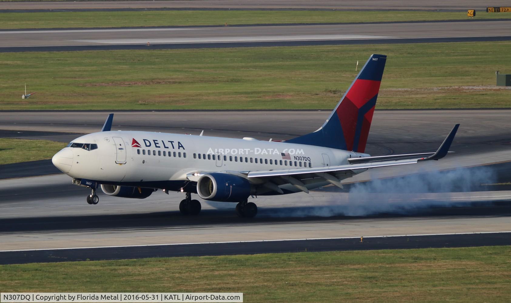 N307DQ, 2008 Boeing 737-732 C/N 29679, ATL 2016