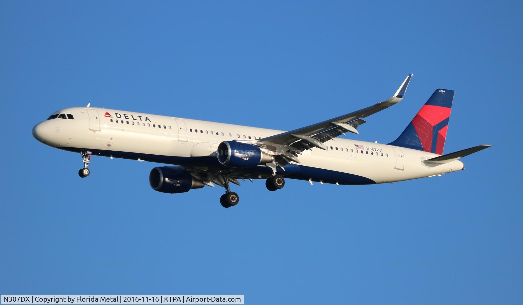 N307DX, 2016 Airbus A321-211 C/N 7214, TPA 2016