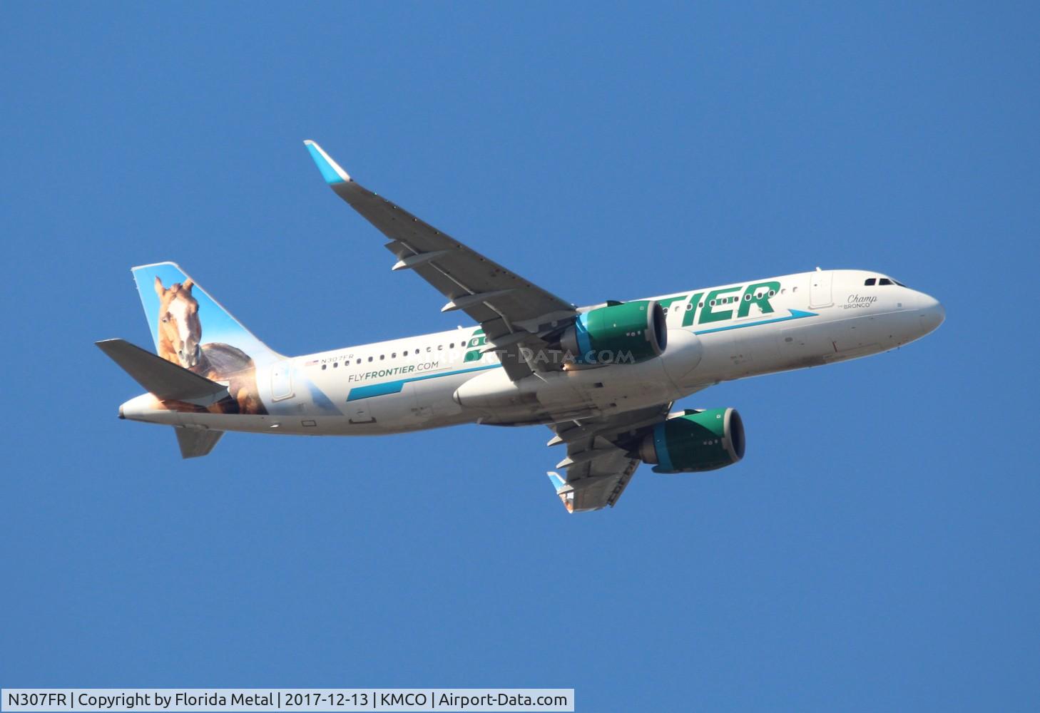 N307FR, 2017 Airbus A320-251N C/N 7472, MCO 2017
