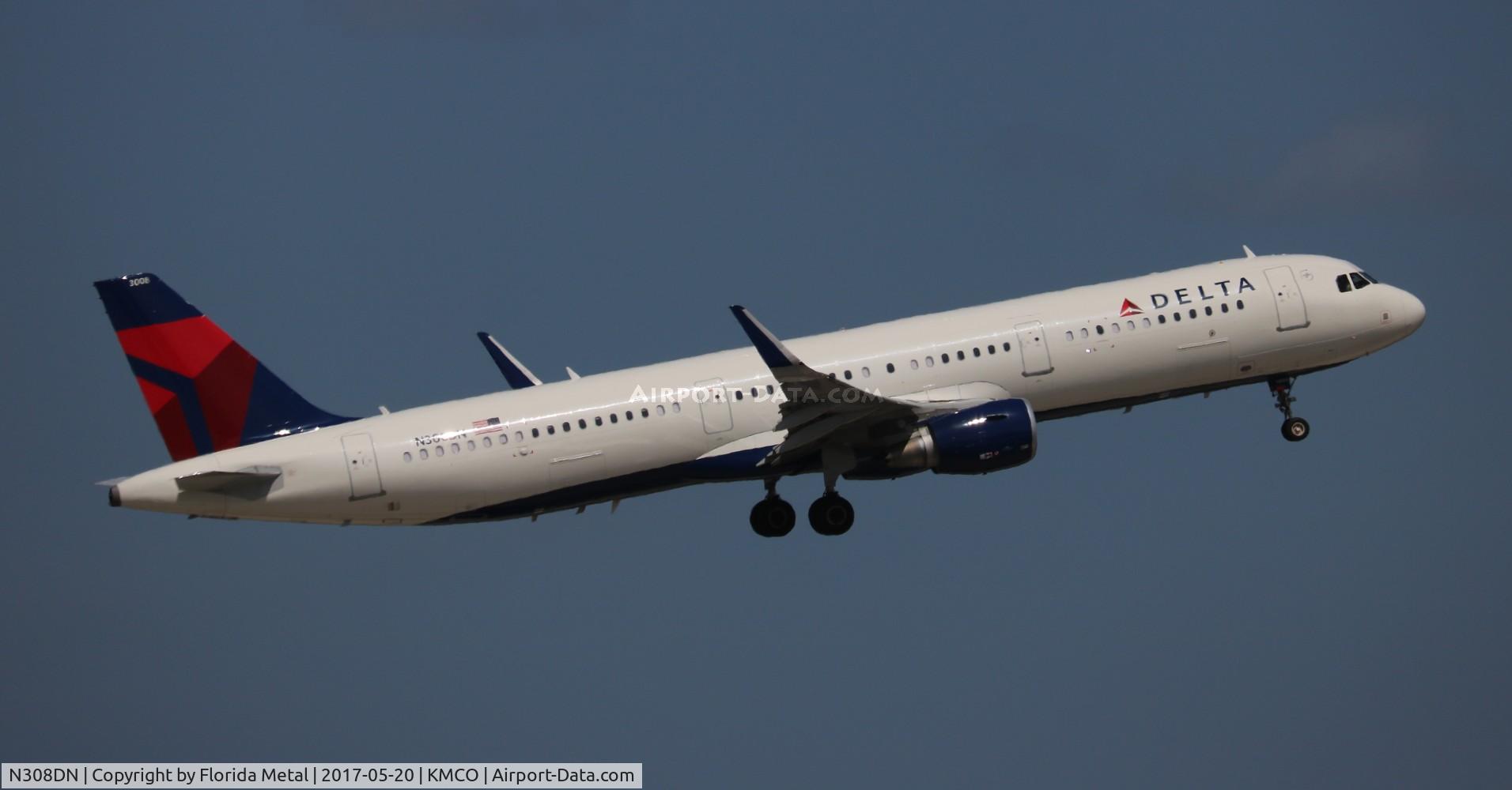 N308DN, 2016 Airbus A321-211 C/N 7233, MCO 2017