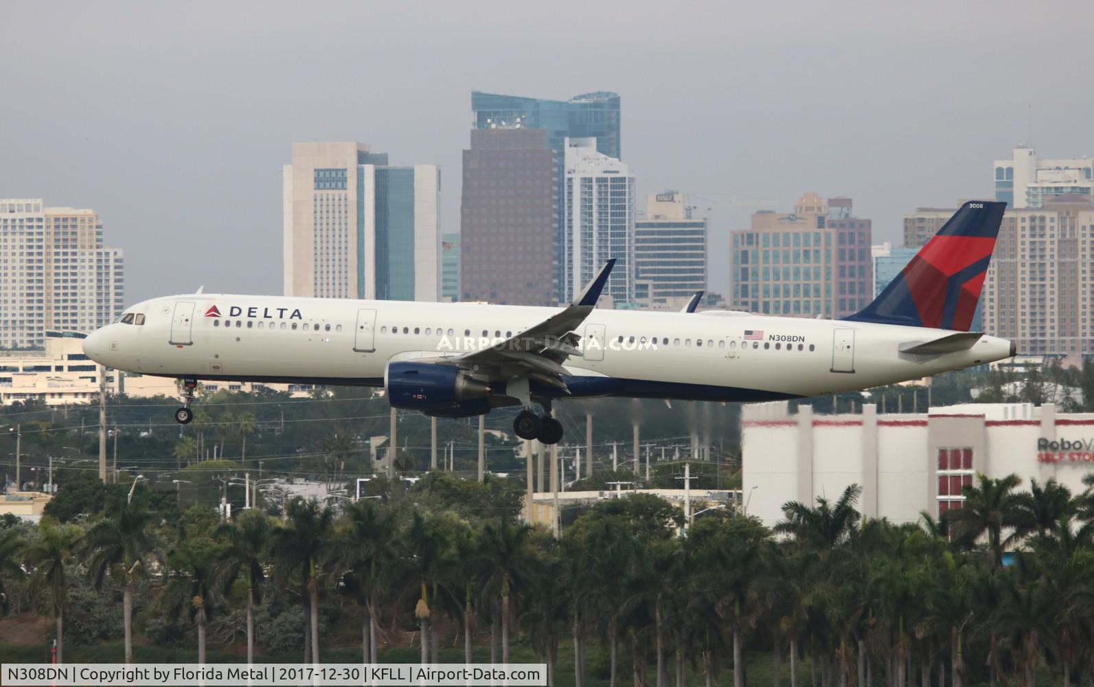 N308DN, 2016 Airbus A321-211 C/N 7233, FLL 2017