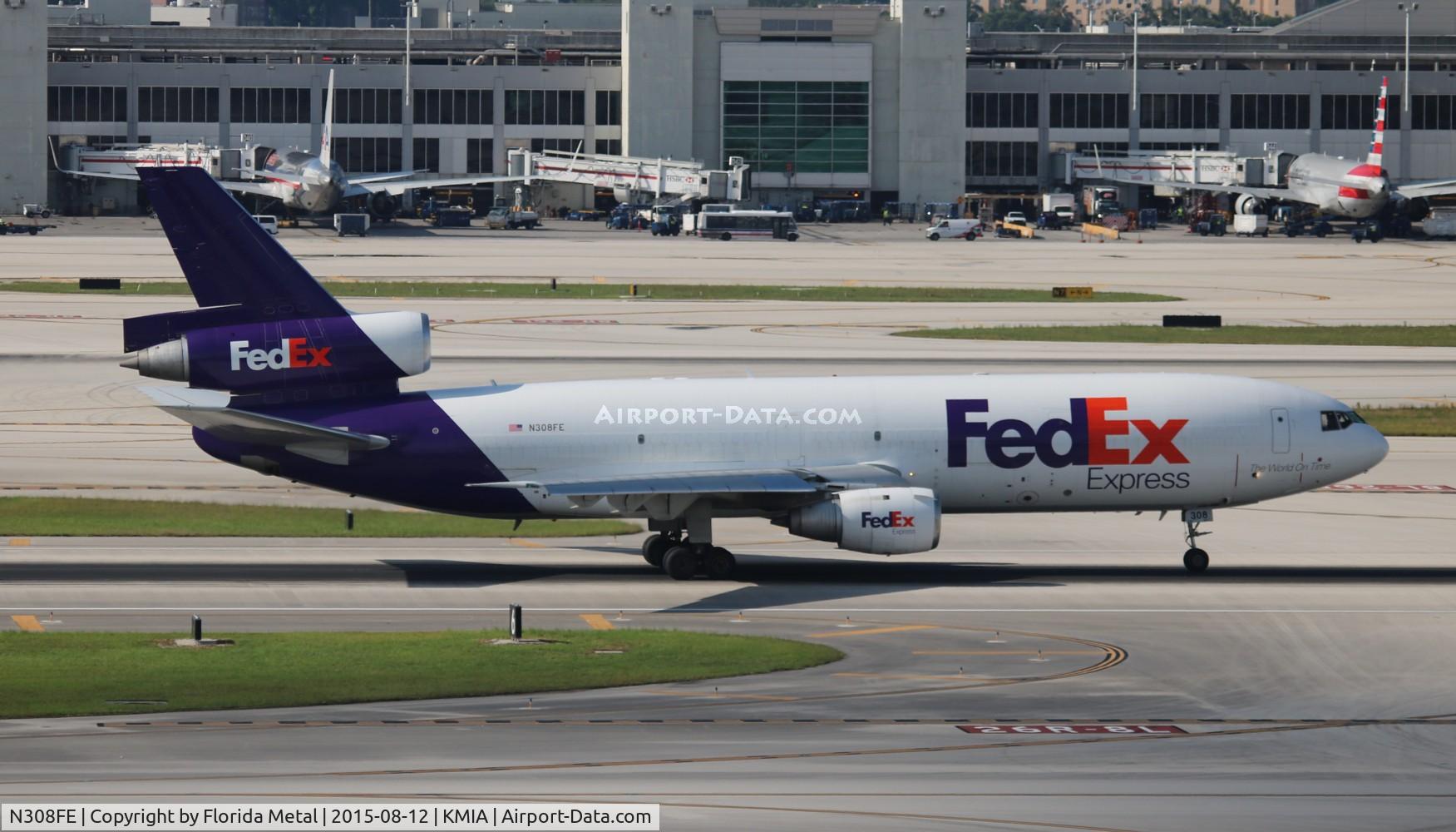 N308FE, 1986 McDonnell Douglas MD-10-30F C/N 48297, MIA 2015