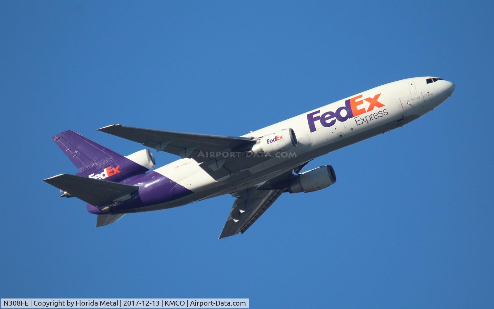 N308FE, 1986 McDonnell Douglas MD-10-30F C/N 48297, MCO 2017