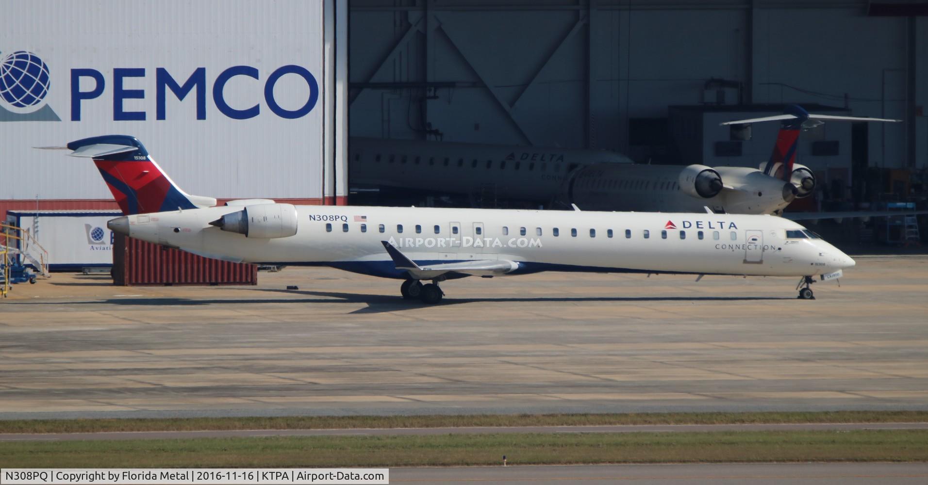 N308PQ, 2014 Bombardier CRJ-900LR (CL-600-2D24) C/N 15308, TPA 2016