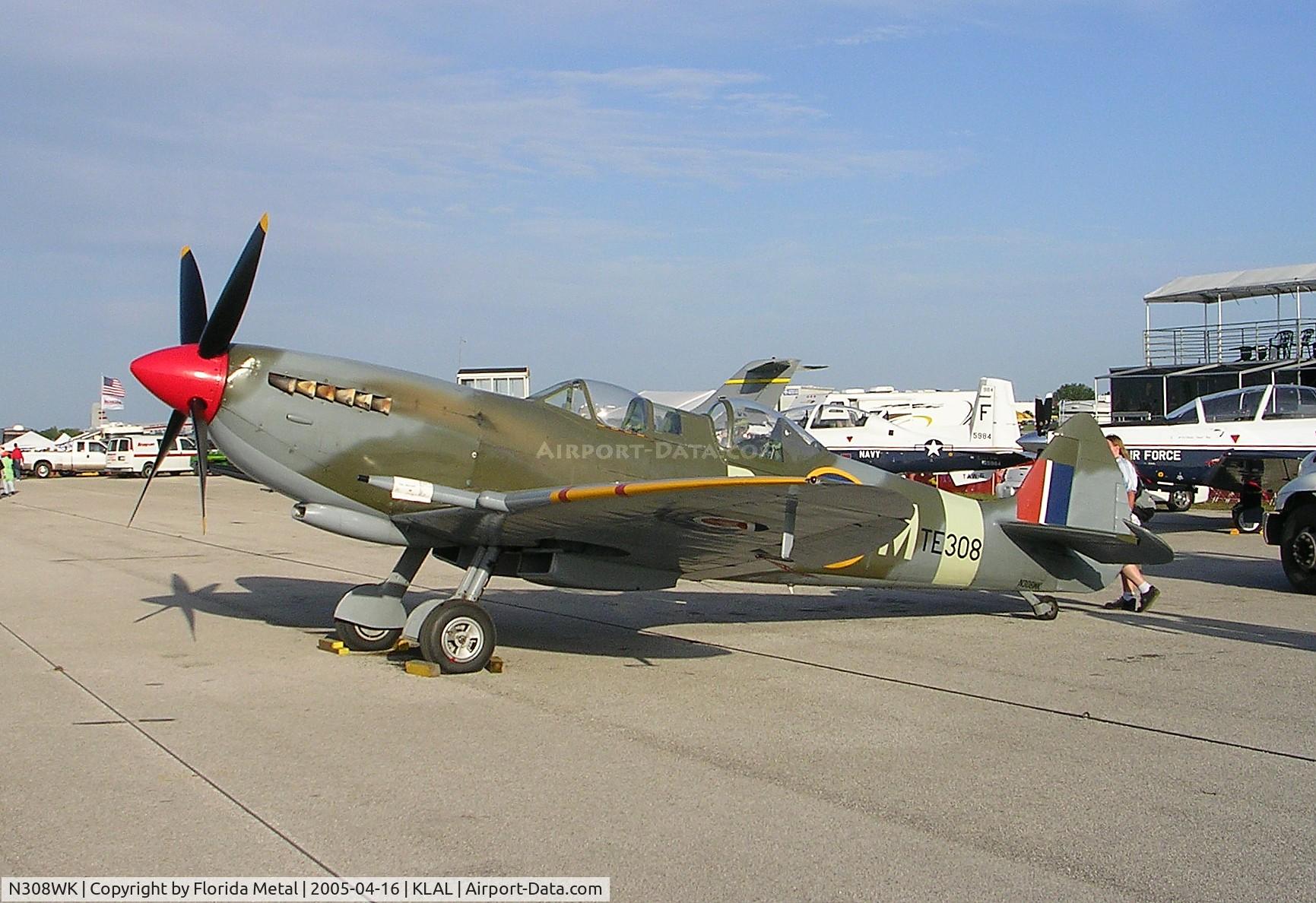 N308WK, 1945 Supermarine 361 Spitfire Tr9 C/N CBAF.4494, LAL SNF 2005