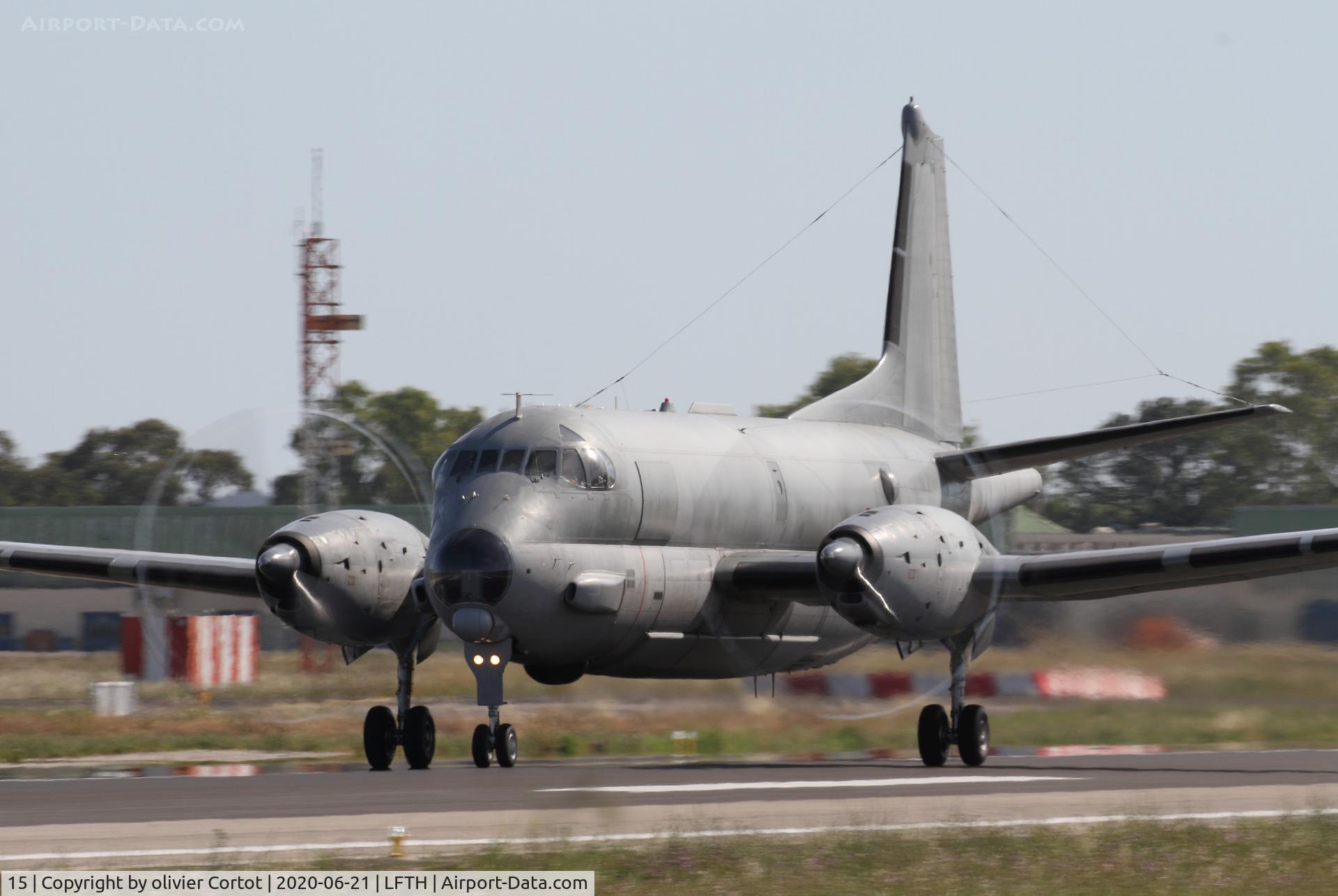 15, Bréguet ATL-2 Atlantique 2 C/N 15, taking off on a sunday evenning
