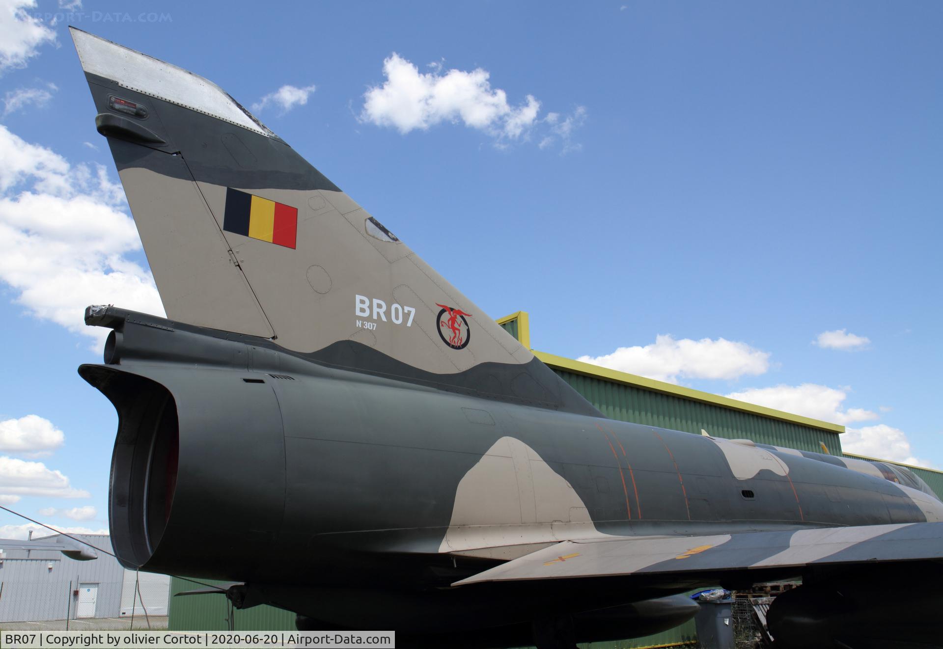 BR07, Dassault Mirage 5BR C/N 307, nicely preserved Mirage V