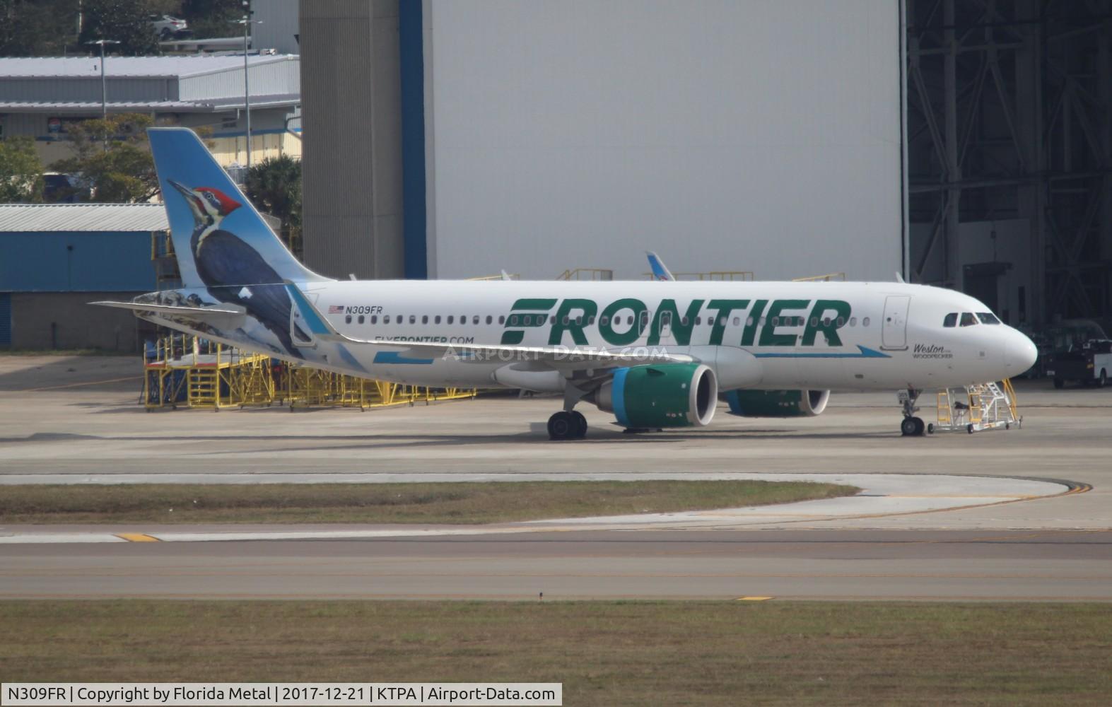 N309FR, 2017 Airbus A320-251N C/N 7555, TPA 2017