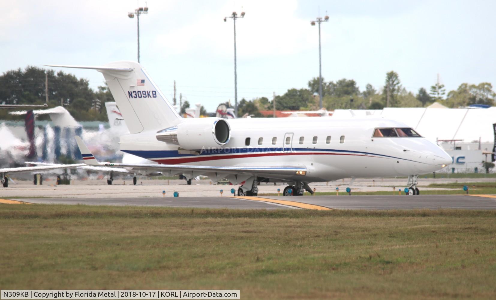 N309KB, 1999 Bombardier Challenger 604 (CL-600-2B16) C/N 5418, NBAA 2018