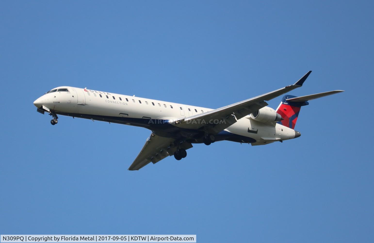 N309PQ, 2014 Bombardier CRJ-900LR (CL-600-2D24) C/N 15309, DTW 2017