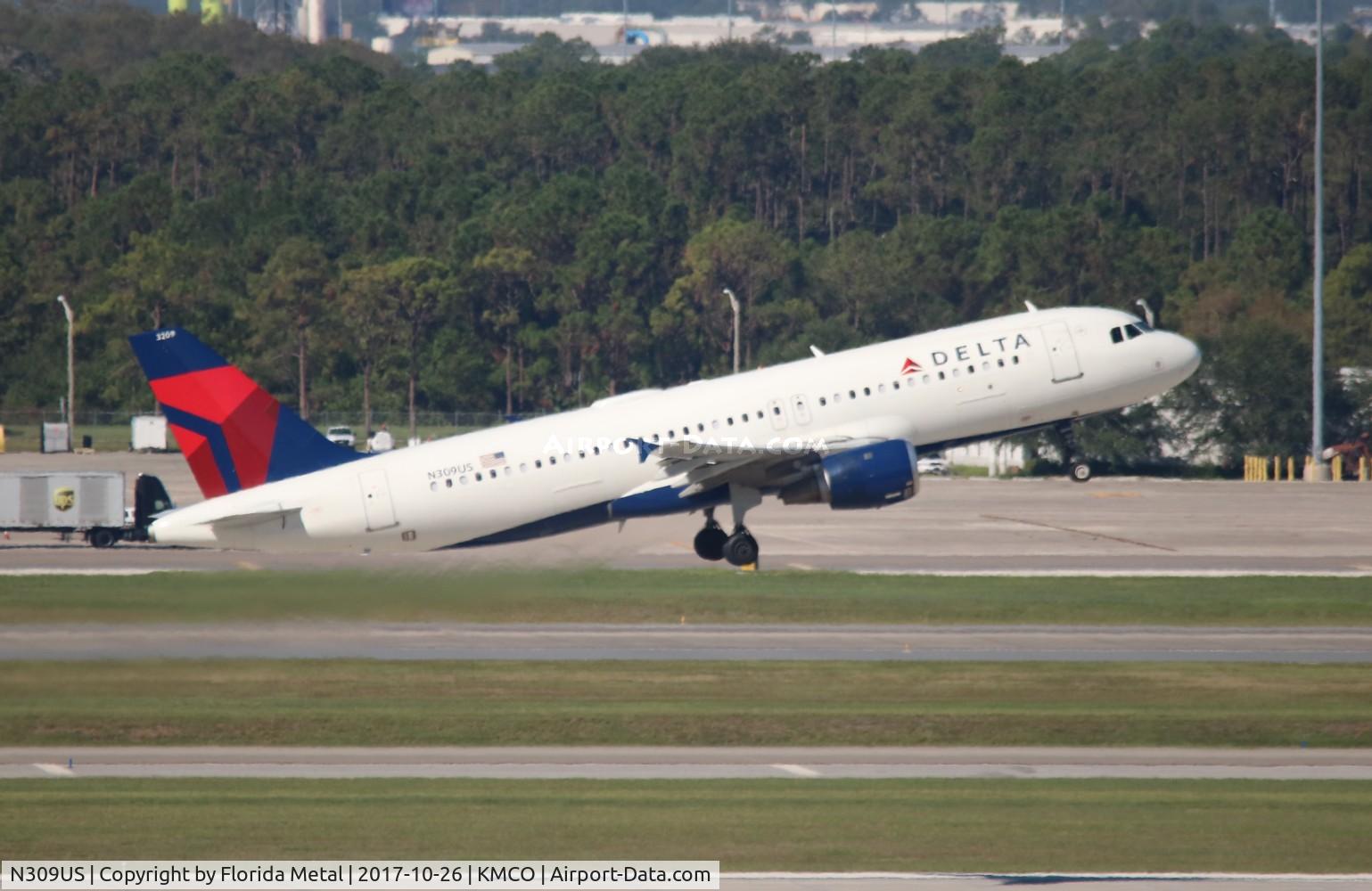 N309US, 1990 Airbus A320-211 C/N 118, MCO 2017