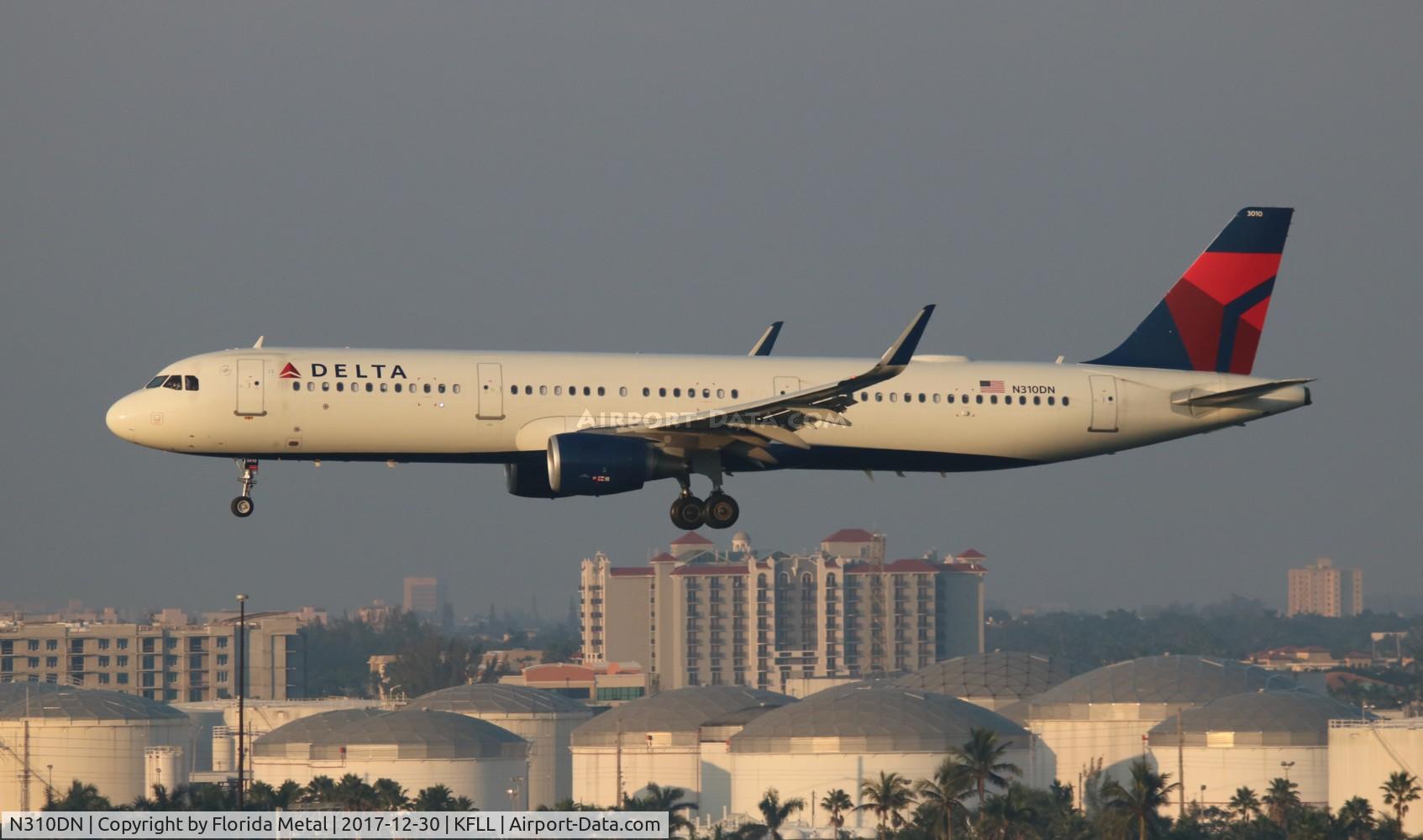 N310DN, 2016 Airbus A321-211 C/N 7293, FLL 2017