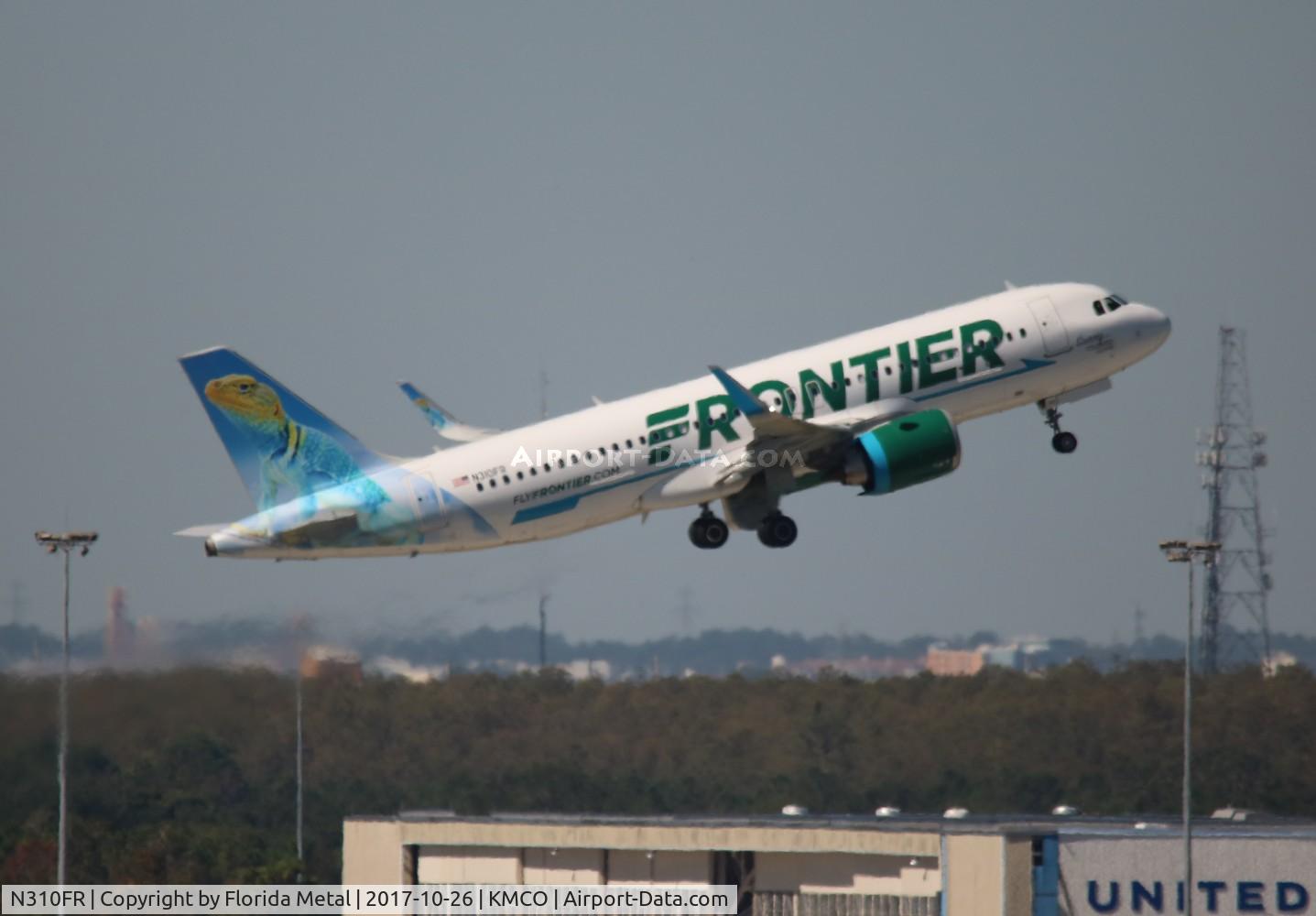 N310FR, 2017 Airbus A320-251N C/N 7600, MCO 2017