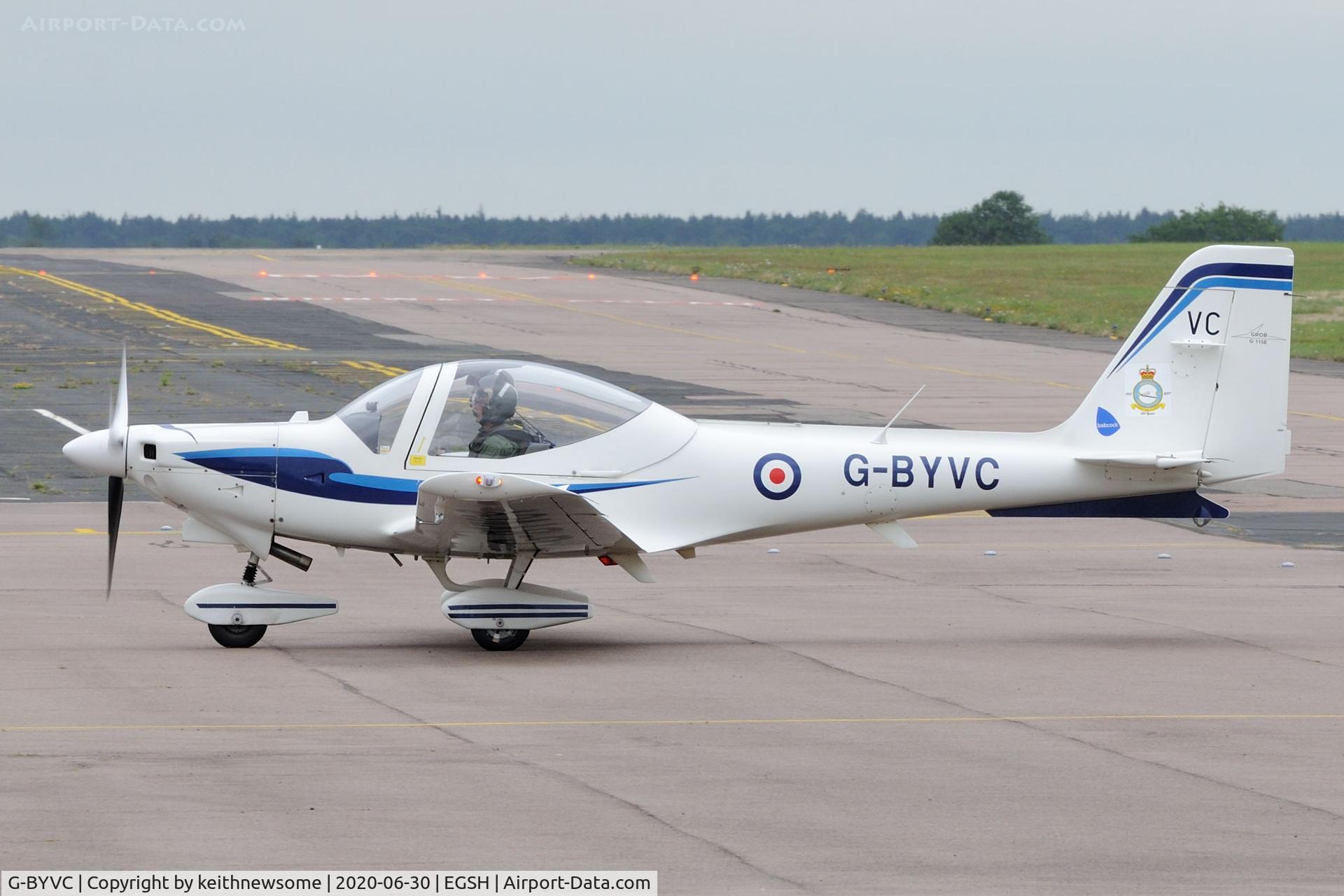 G-BYVC, 2000 Grob G-115E Tutor T1 C/N 82113/E, Crew training mission.