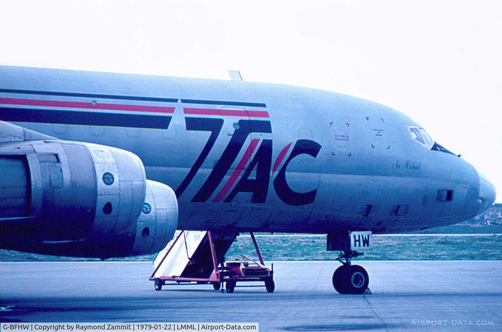G-BFHW, 1966 Douglas DC-8-54F C/N 45879, DC8 G-BFHW Transmeridian Air Cargo