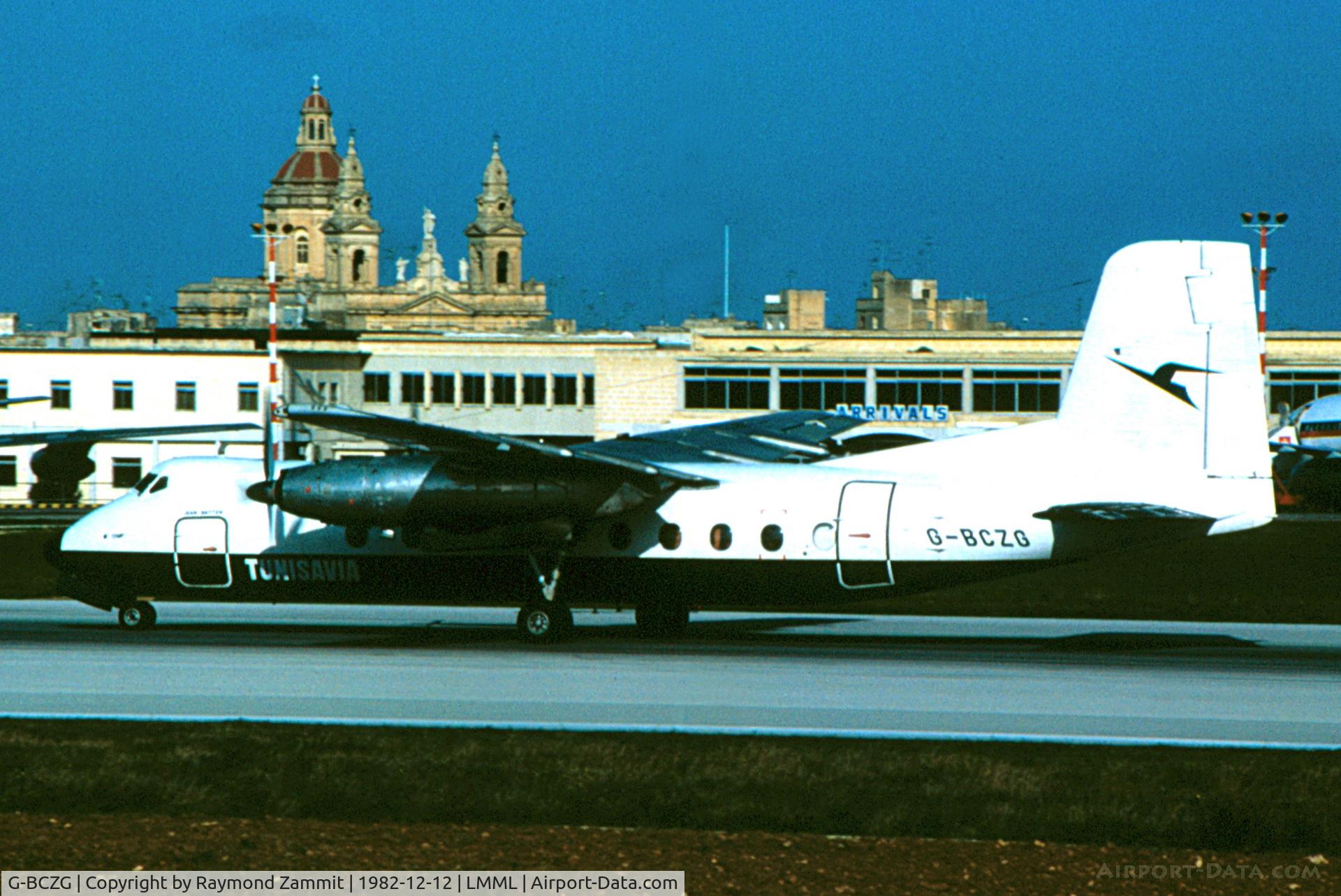 G-BCZG, 1961 Handley Page HPR-7 Herald 202 C/N 159, Hadley Page HPR7 Herald G-BCZG Tunisavia