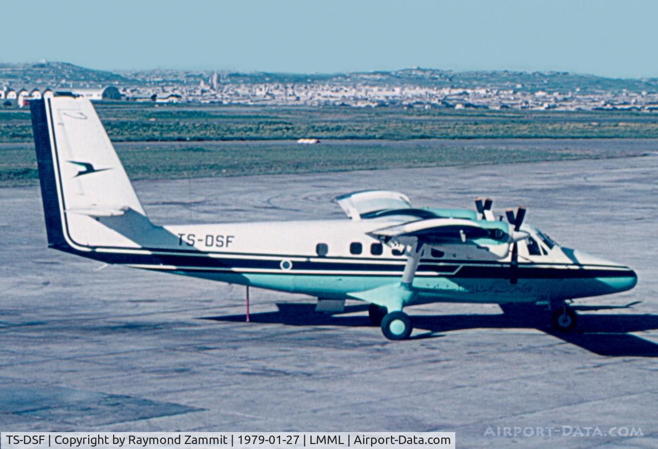 TS-DSF, De Havilland DHC-6 Twin Otter 300 C/N 575, De Havilland DHC6 Twin Otter TS-DSF Tunisavia