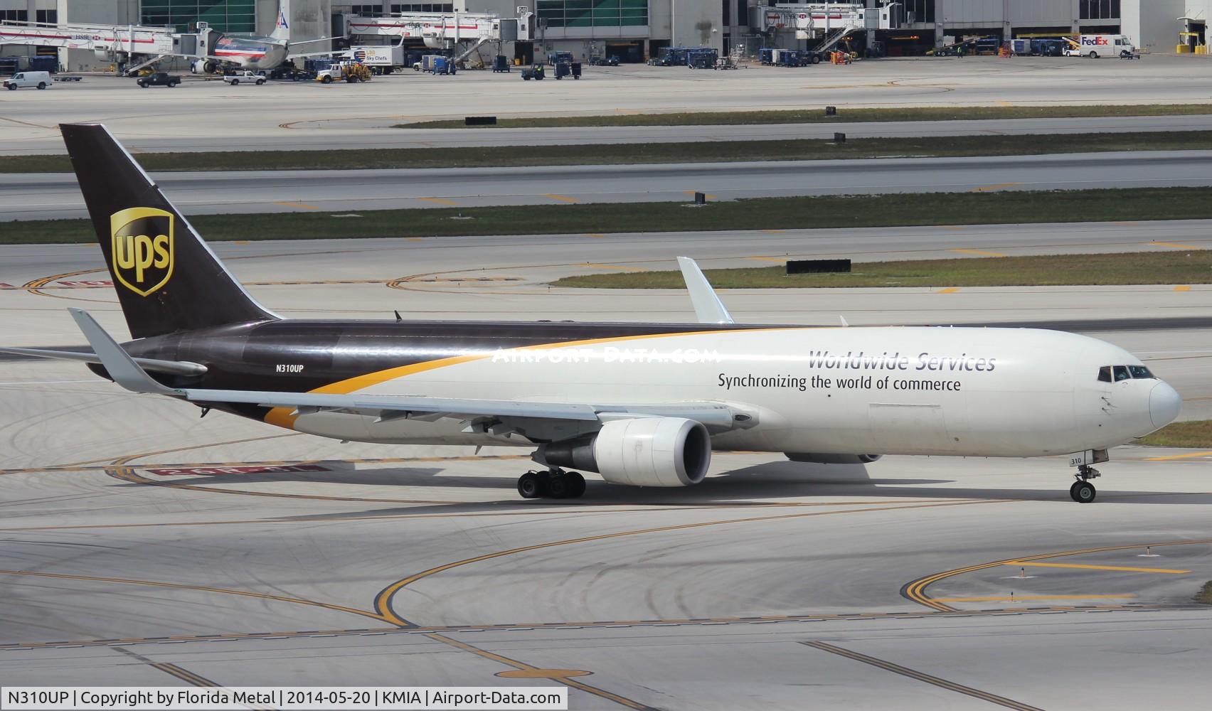 N310UP, 1996 Boeing 767-34AF C/N 27762, MIA 2014