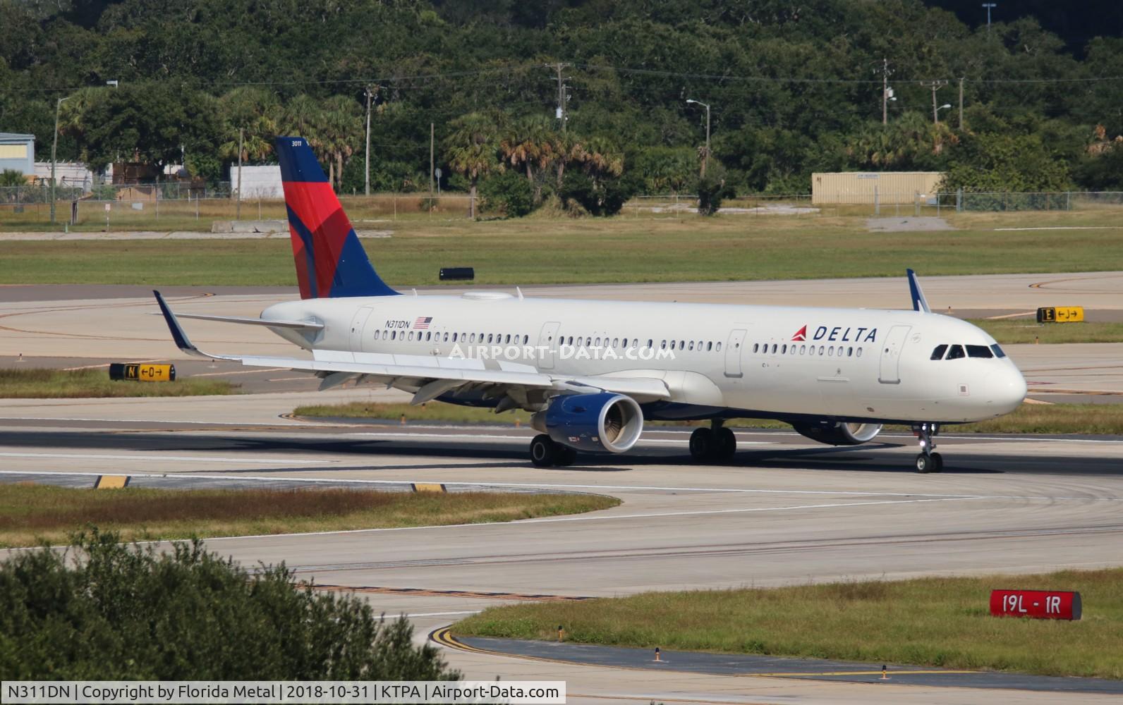 N311DN, 2016 Airbus A321-211 C/N 7304, TPA 2018