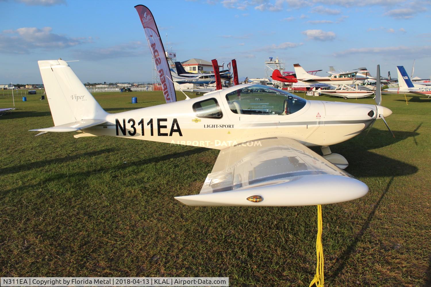 N311EA, 2017 Tomark Aero Viper SD-4 C/N 0100, SNF 2018