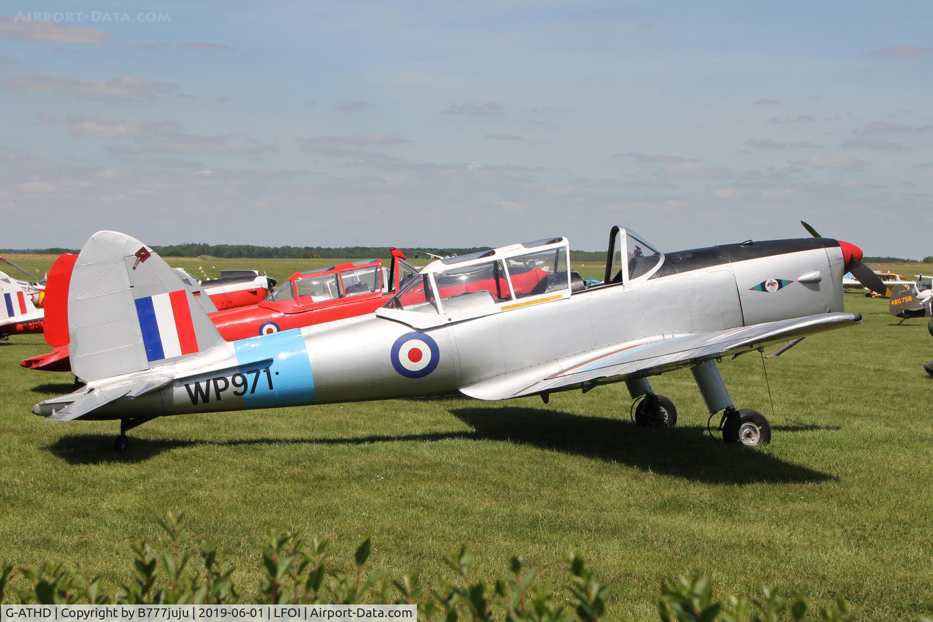 G-ATHD, 1953 De Havilland DHC-1 Chipmunk T.10 C/N C1/0837, BullChipmeet 2019
