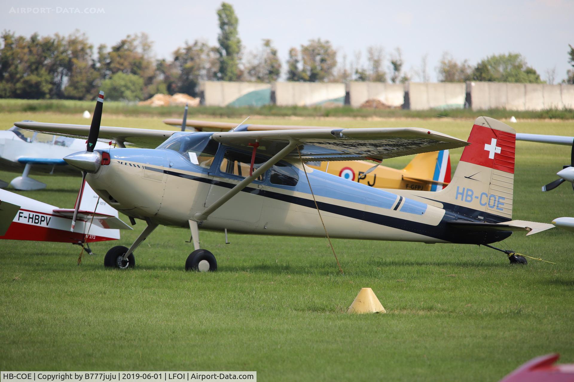 HB-COE, 1953 Cessna 180 C/N 30465, BullChipmeet 2019