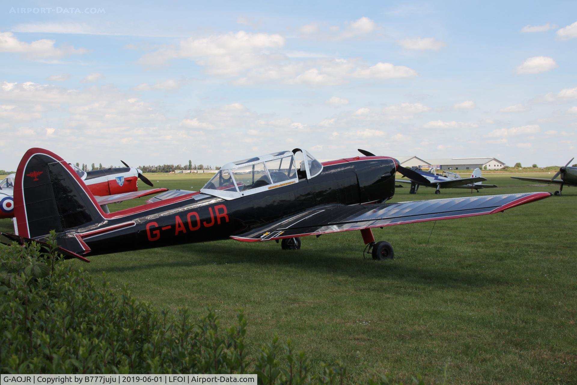 G-AOJR, 1950 De Havilland DHC-1 Chipmunk T.10 C/N C1/0205, BullChipmeet 2019
