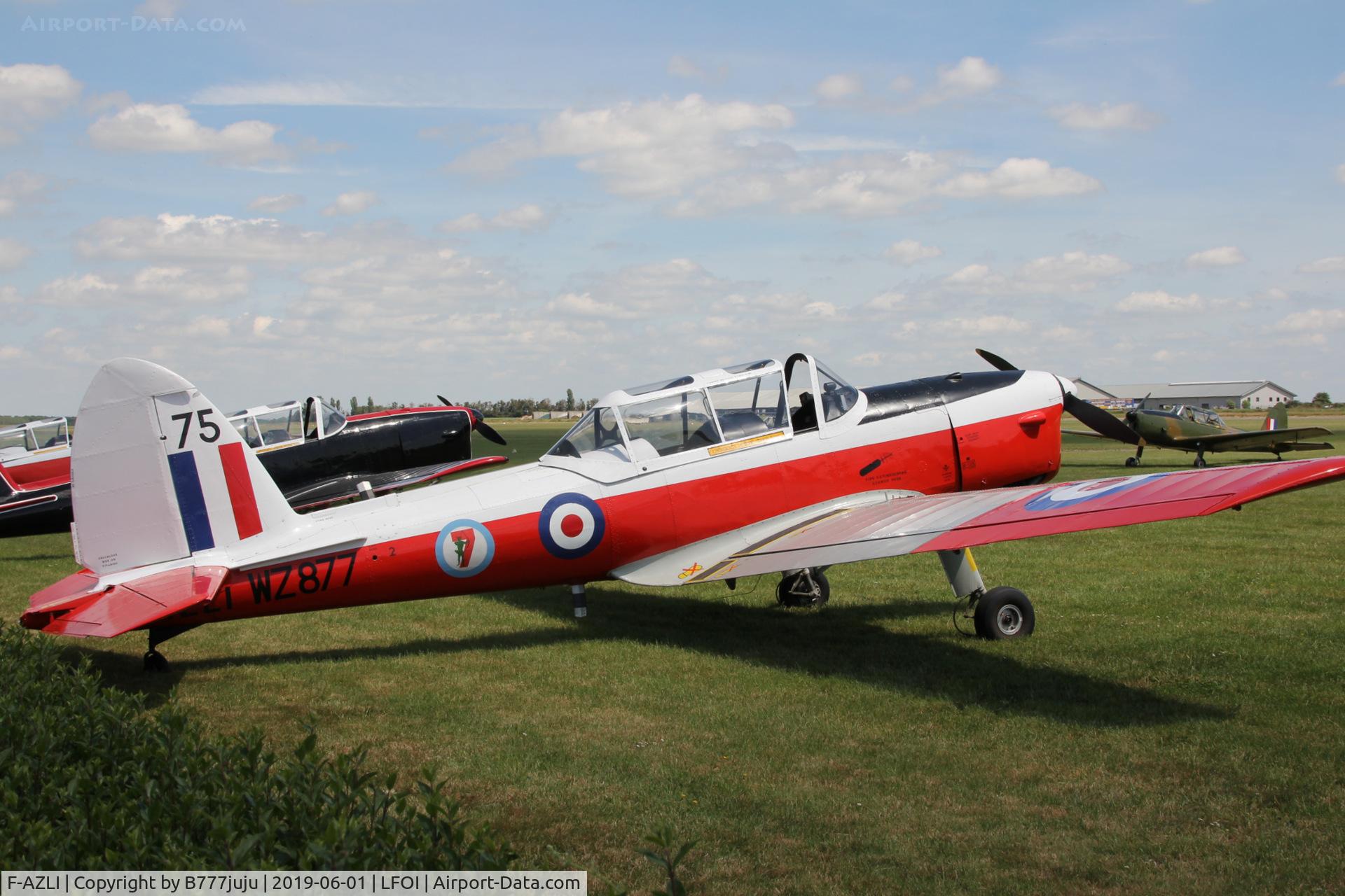 F-AZLI, 1953 De Havilland DHC-1 Chipmunk T.10 C/N C1/0915, BullChipmeet 2019