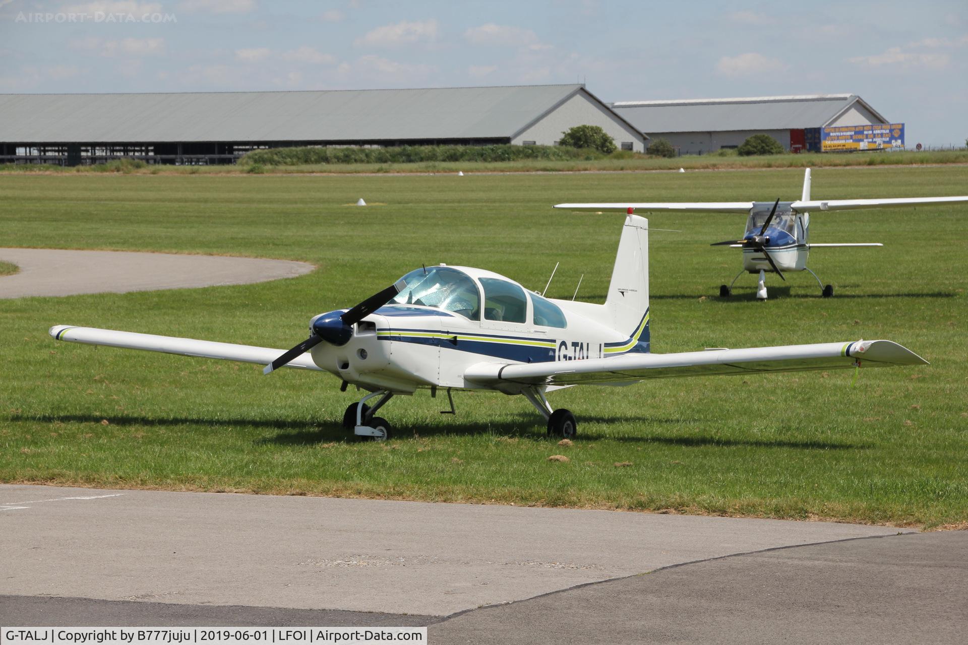 G-TALJ, 1973 Grumman American AA-5 Traveler C/N AA5-0479, BullChipmeet 2019