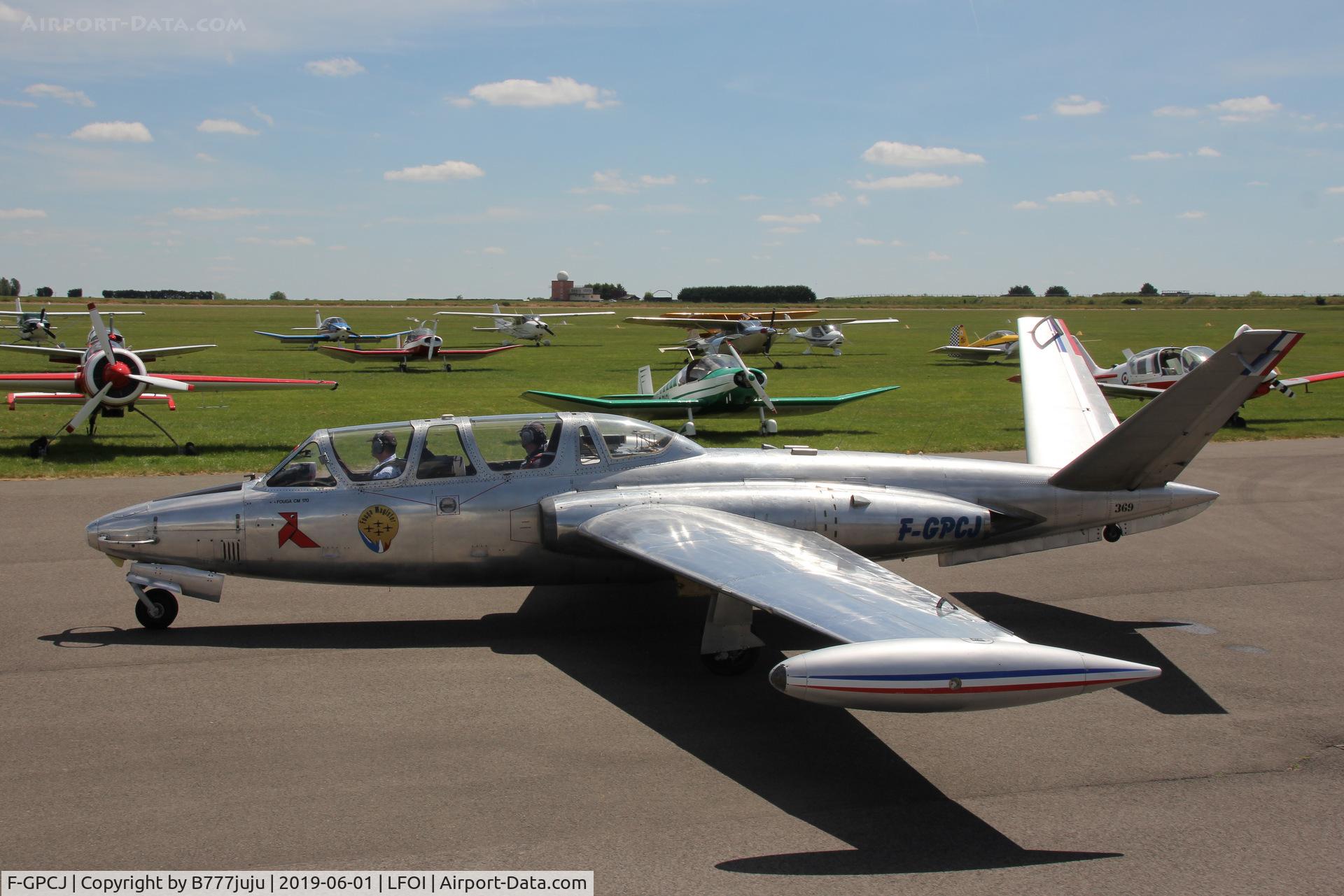 F-GPCJ, 1962 Fouga CM-170R Magister C/N 369, BullChipmeet 2019
