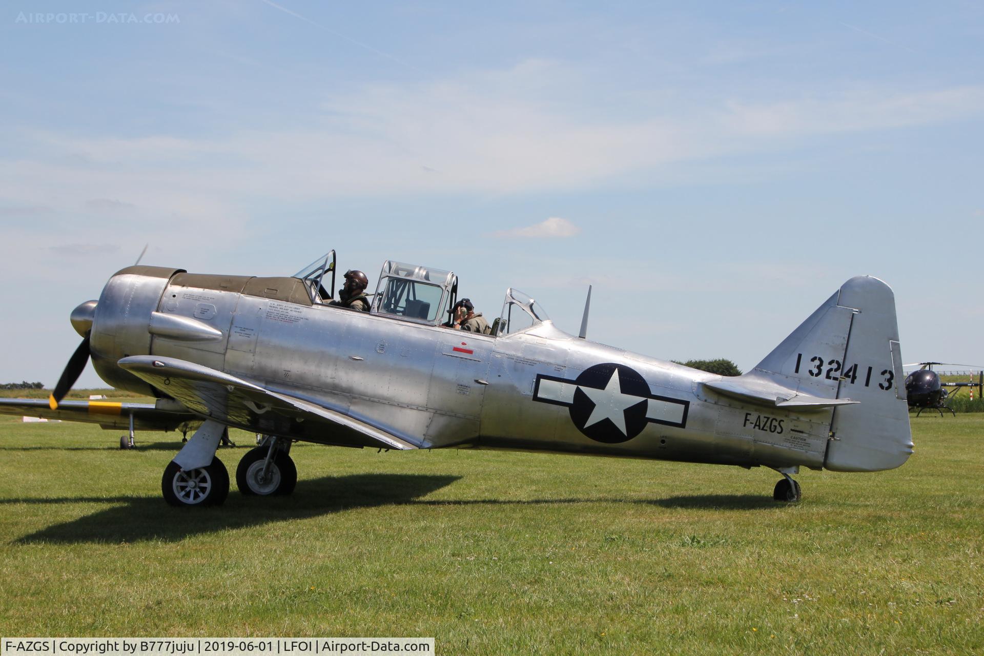 F-AZGS, North American T-6G Texan C/N 168-556, BullChipmeet 2019
new peint