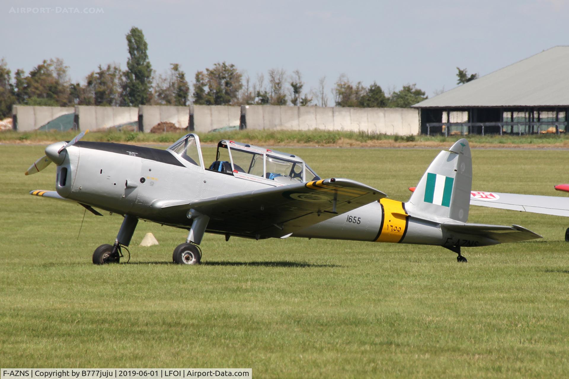 F-AZNS, De Havilland DHC-1 Chipmunk 20 C/N C1/0942, BullChipmeet 2019