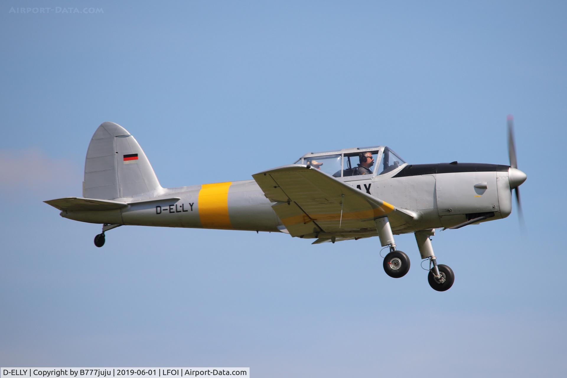 D-ELLY, 1950 De Havilland DHC-1 Chipmunk 22 C/N C1/0584, BullChipmeet 2019