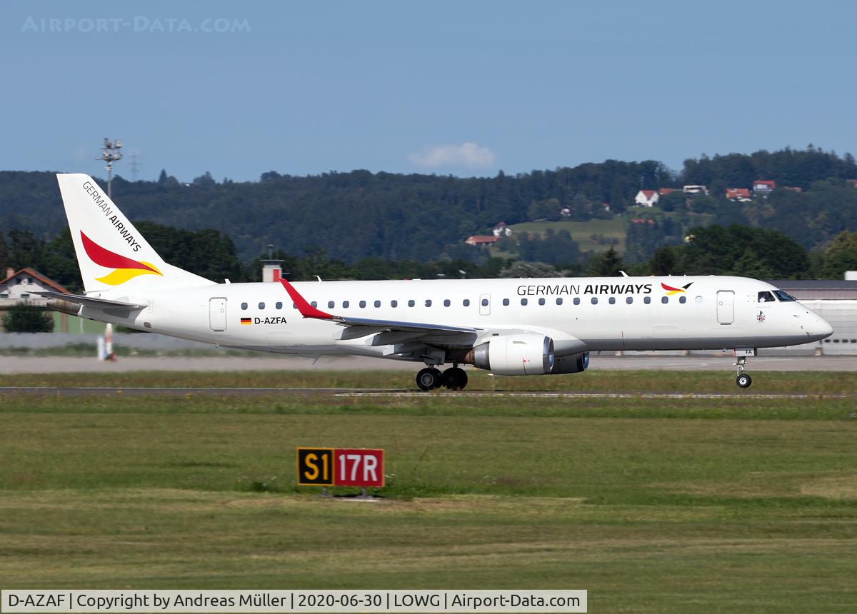 D-AZAF, 2015 Airbus A321-211 C/N 6526, First visit in Graz.