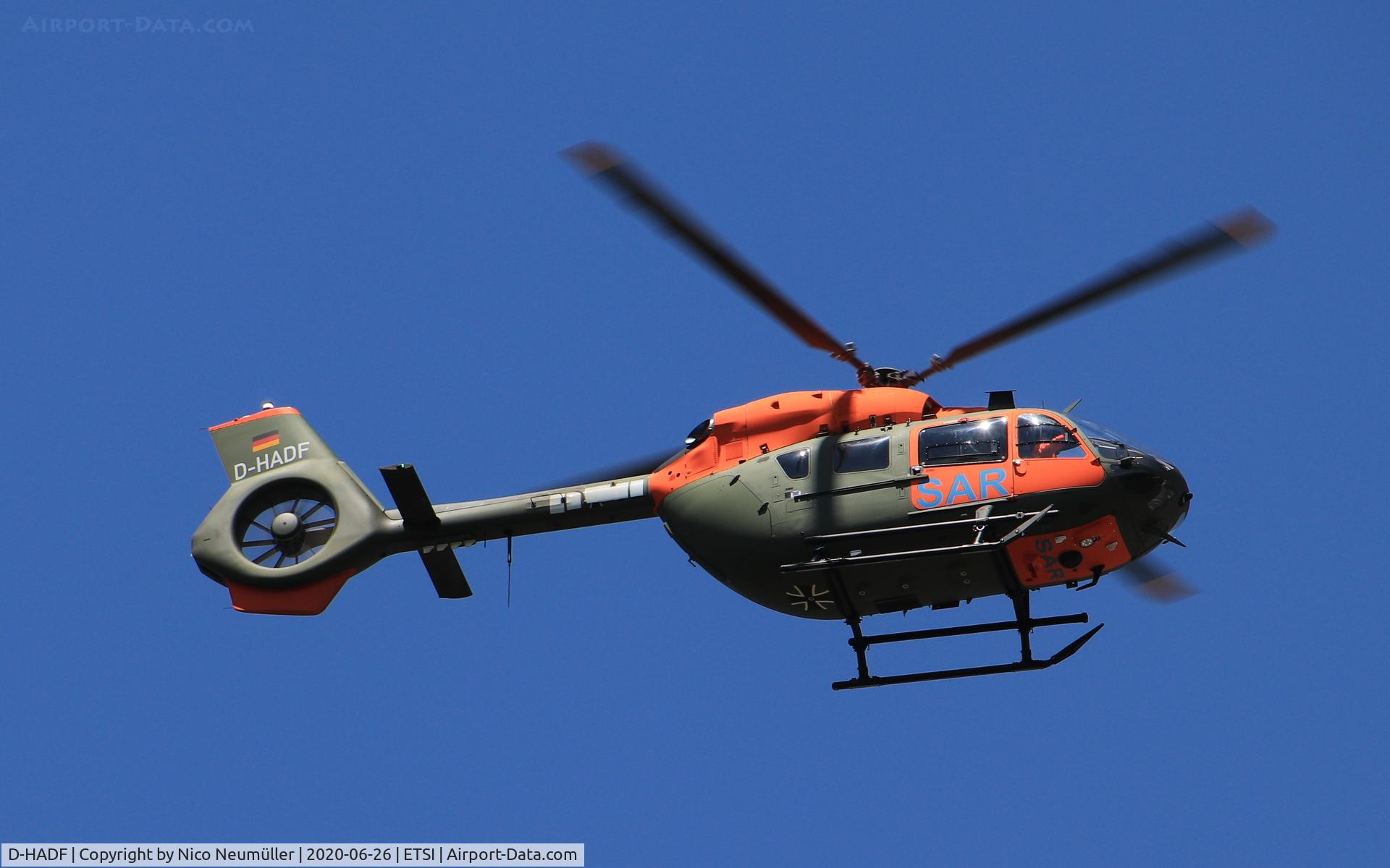 D-HADF, 2013 Eurocopter-Kawasaki EC-145 (BK-117C-2) C/N 9623, German Army SAR Helicopter