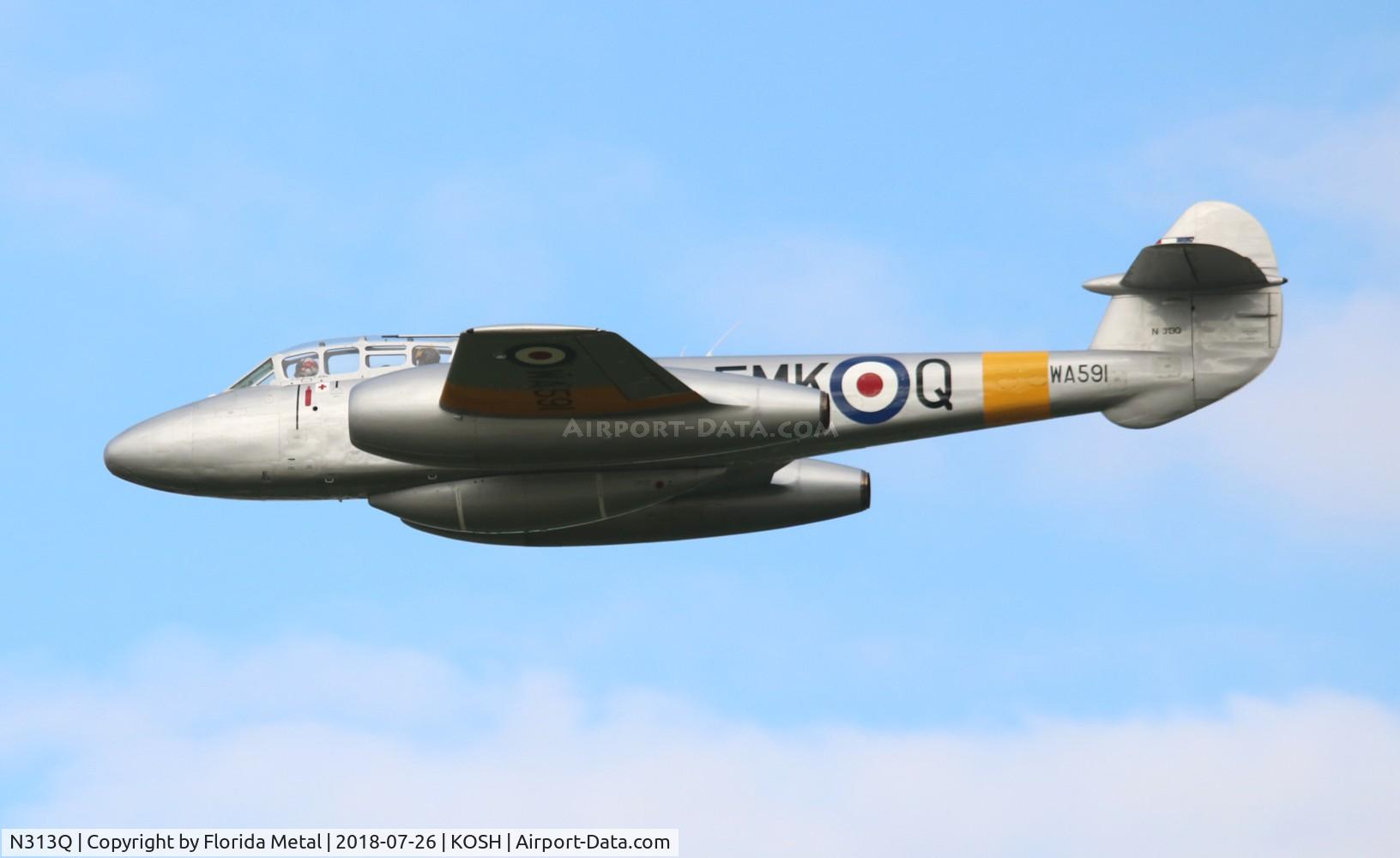 N313Q, 1949 Gloster Meteor T.7 C/N G5/356460, OSH 2018