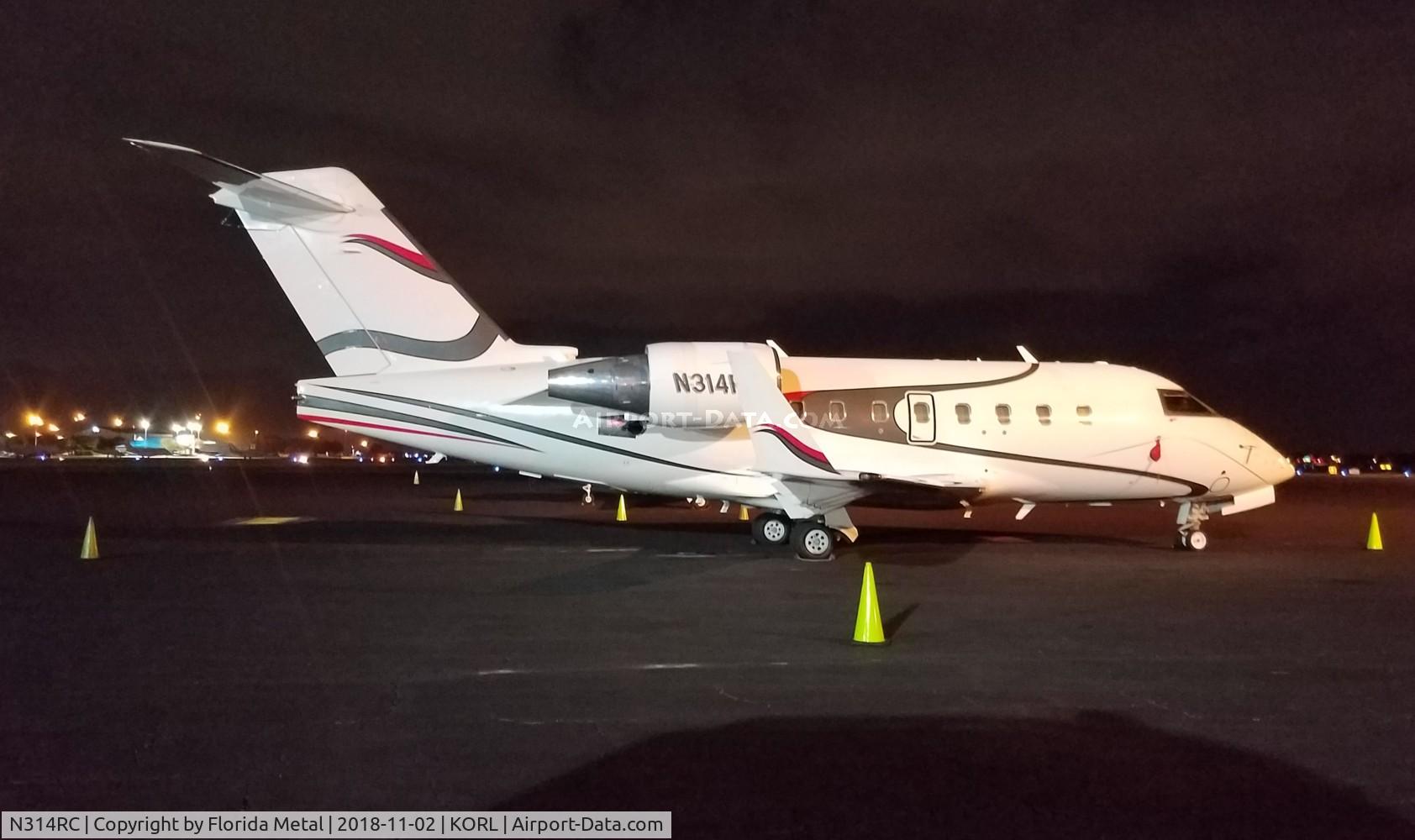 N314RC, 1998 Bombardier Challenger 604 (CL-600-2B16) C/N 5388, ORL 2018