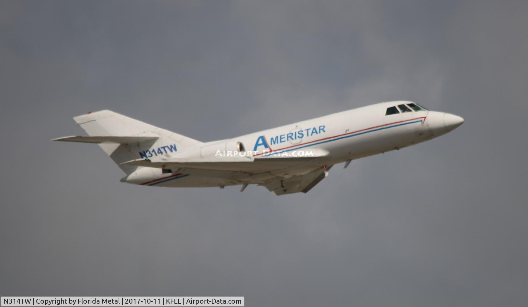 N314TW, 1974 Dassault Falcon (Mystere) 20E C/N 314, FLL 2017