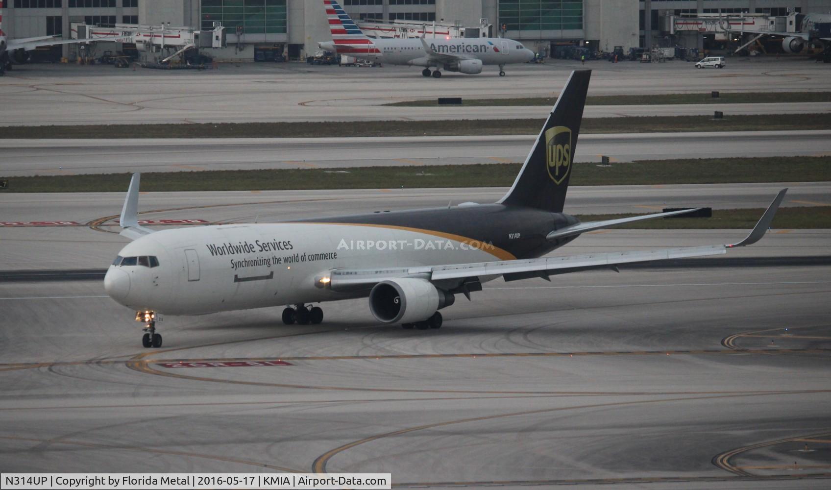 N314UP, 1996 Boeing 767-34AF C/N 27742, MIA 2016