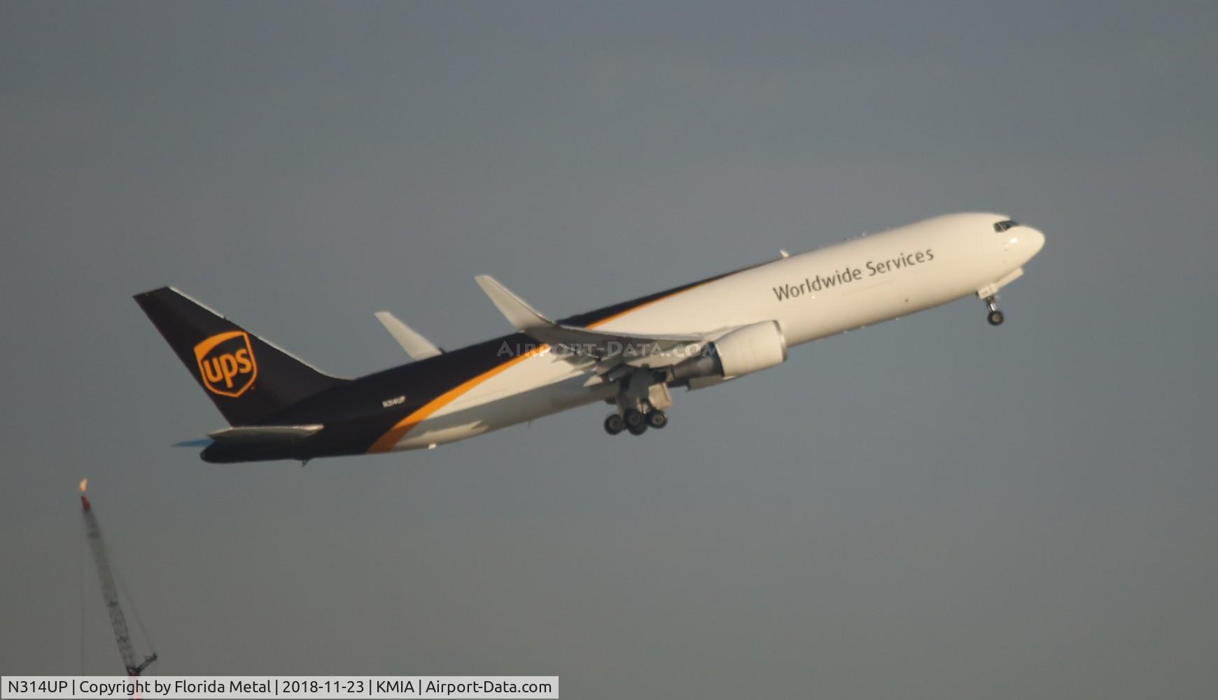 N314UP, 1996 Boeing 767-34AF C/N 27742, MIA 2018