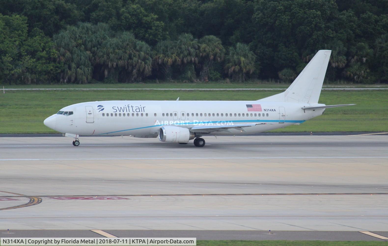N314XA, 1991 Boeing 737-484 C/N 25314, TPA 2018