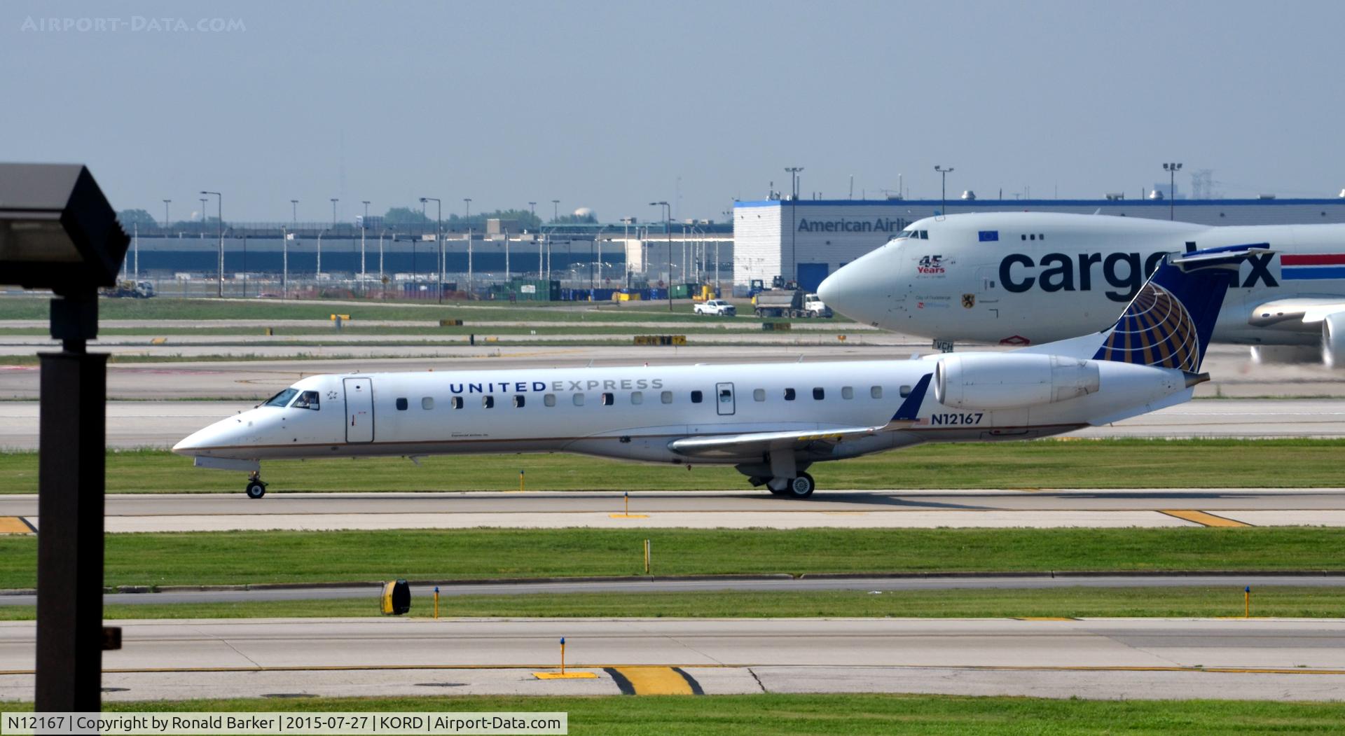 N12167, 2004 Embraer ERJ-145XR (EMB-145XR) C/N 14500834, Taxi O'Hare