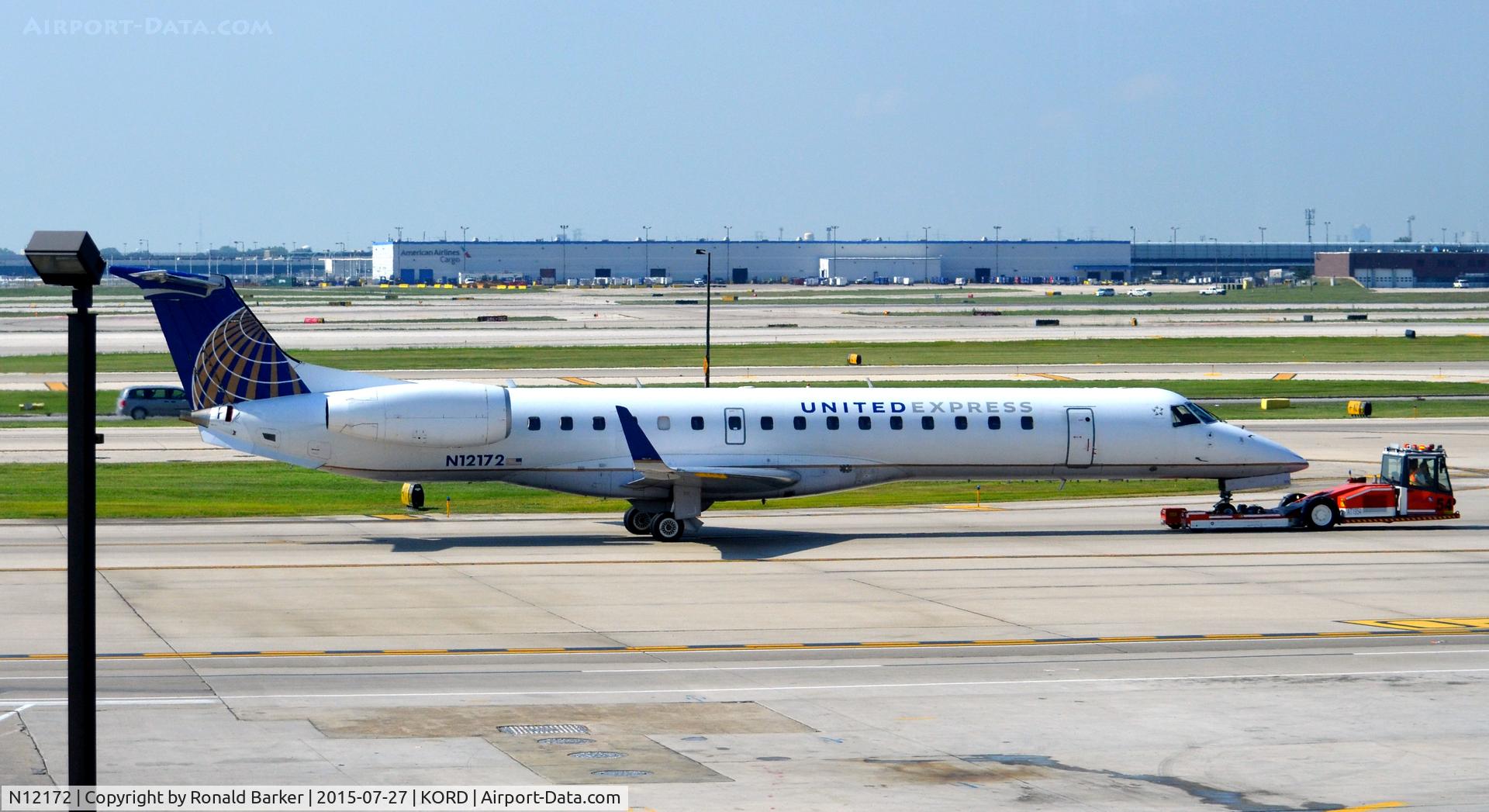N12172, 2004 Embraer ERJ-145XR (EMB-145XR) C/N 14500864, Towed O'Hare