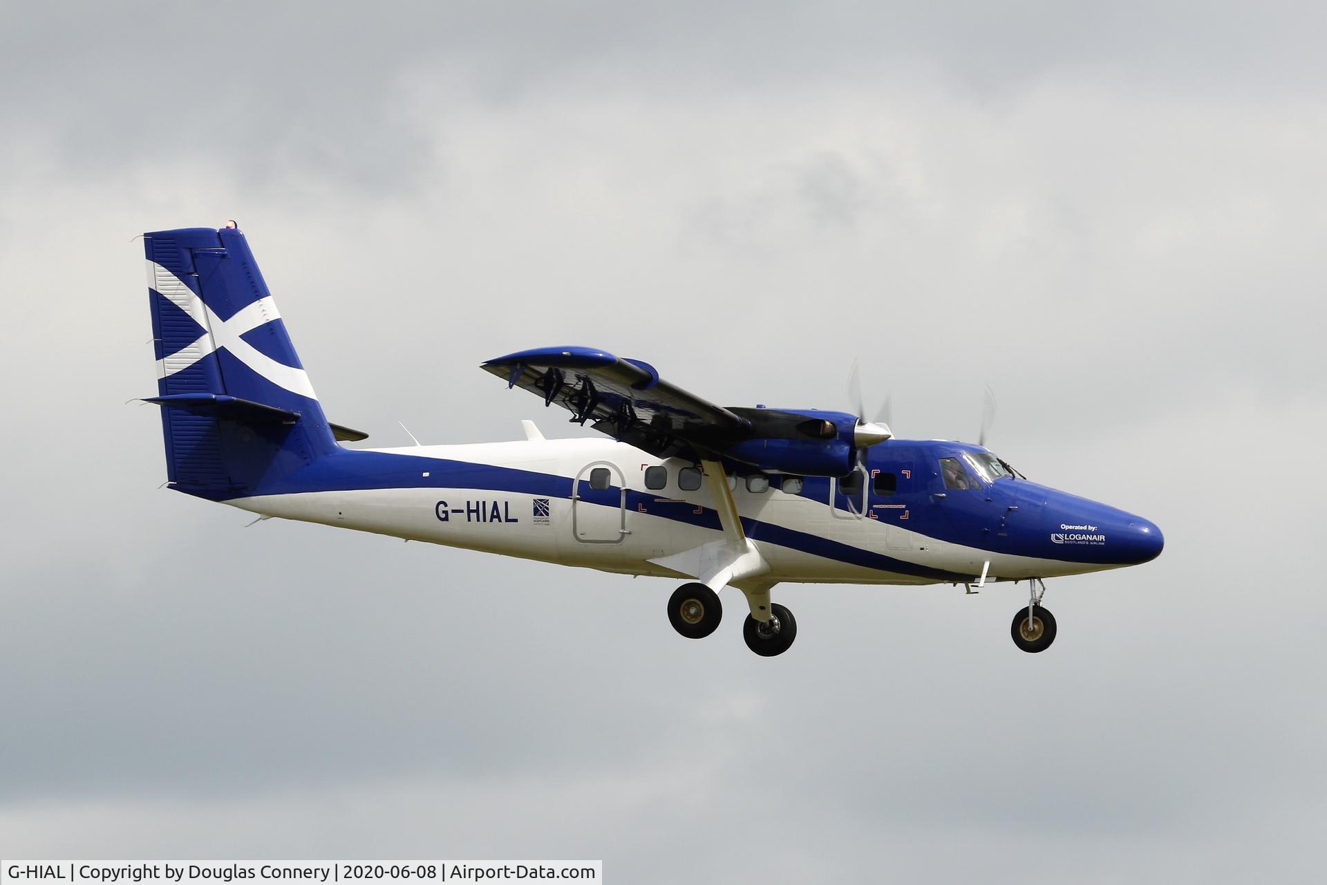 G-HIAL, 2014 Viking DHC-6-400 Twin Otter C/N 917, In for some crew-training from Glasgow airport