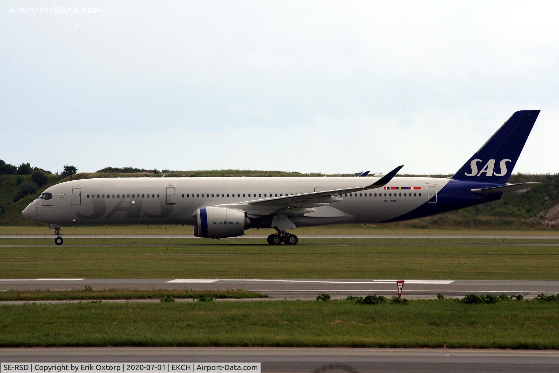 SE-RSD, 2020 Airbus A350-941 C/N 418, Delivery flight TLS-CPH of the 4th A350 for SAS-SE-RSD