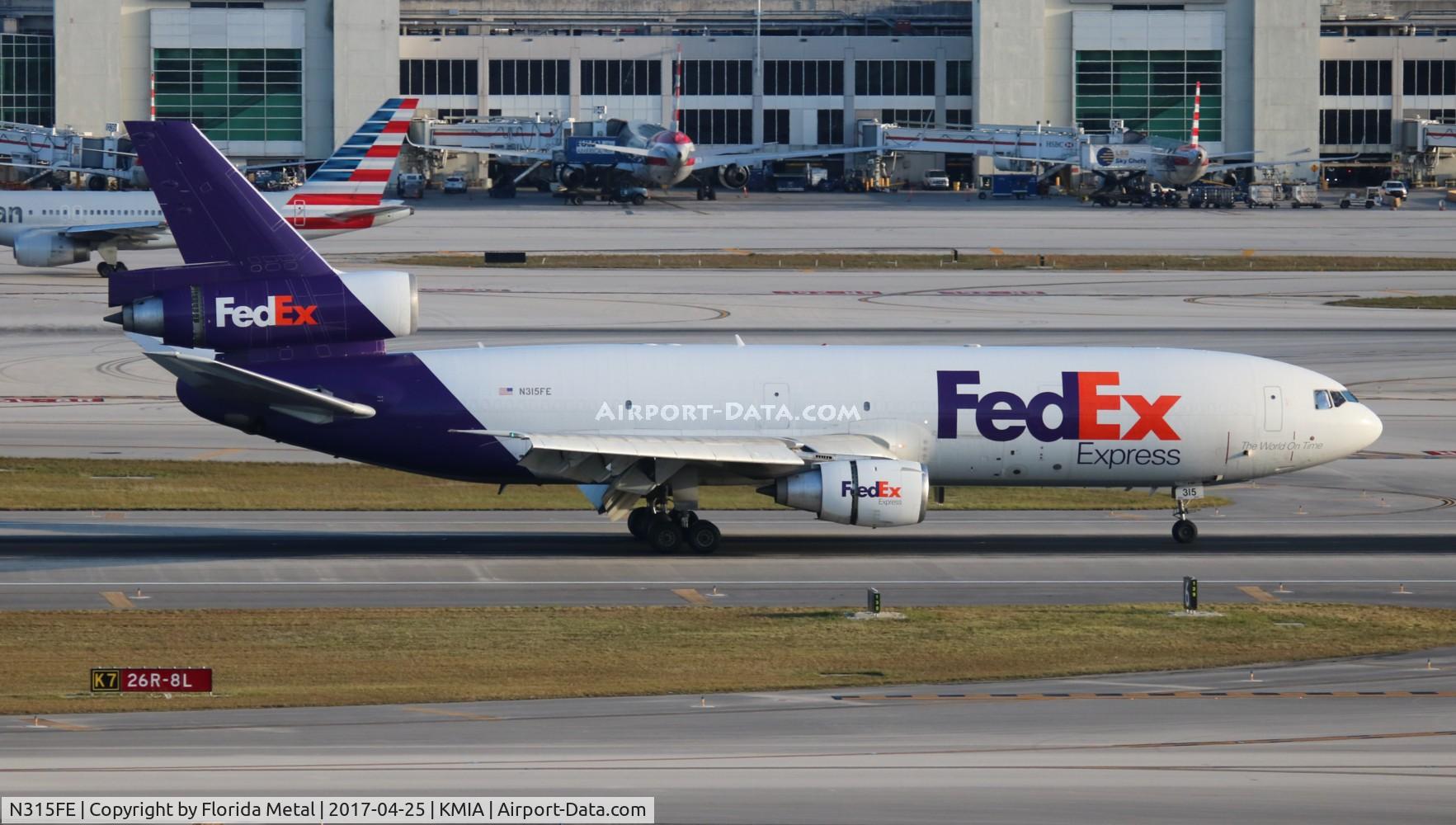 N315FE, 1988 Douglas MD-10-30F C/N 48313, MIA 2017