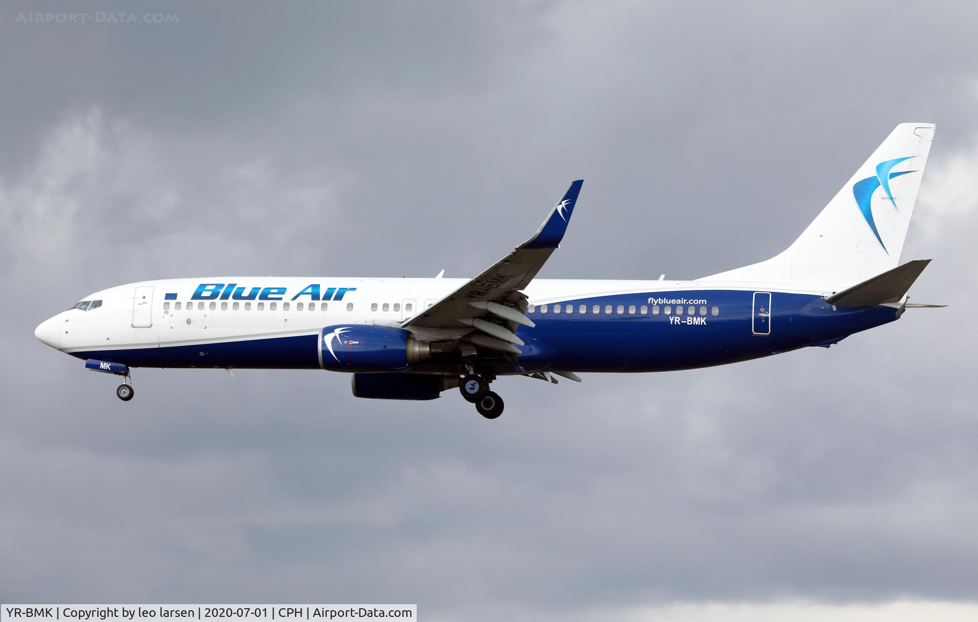 YR-BMK, 2010 Boeing 737-82R C/N 40876, Copenhagen 1.7.2020