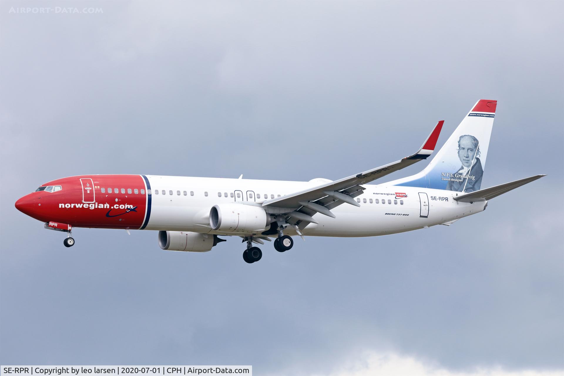 SE-RPR, 2015 Boeing 737-8JP C/N 42081, Copenhagen 1.7.2020