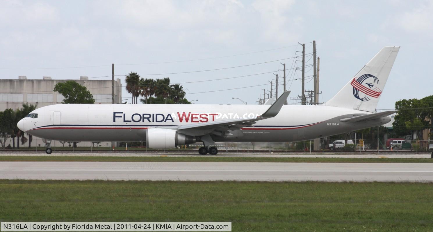 N316LA, 2001 Boeing 767-316F C/N 30842, MIA 2011